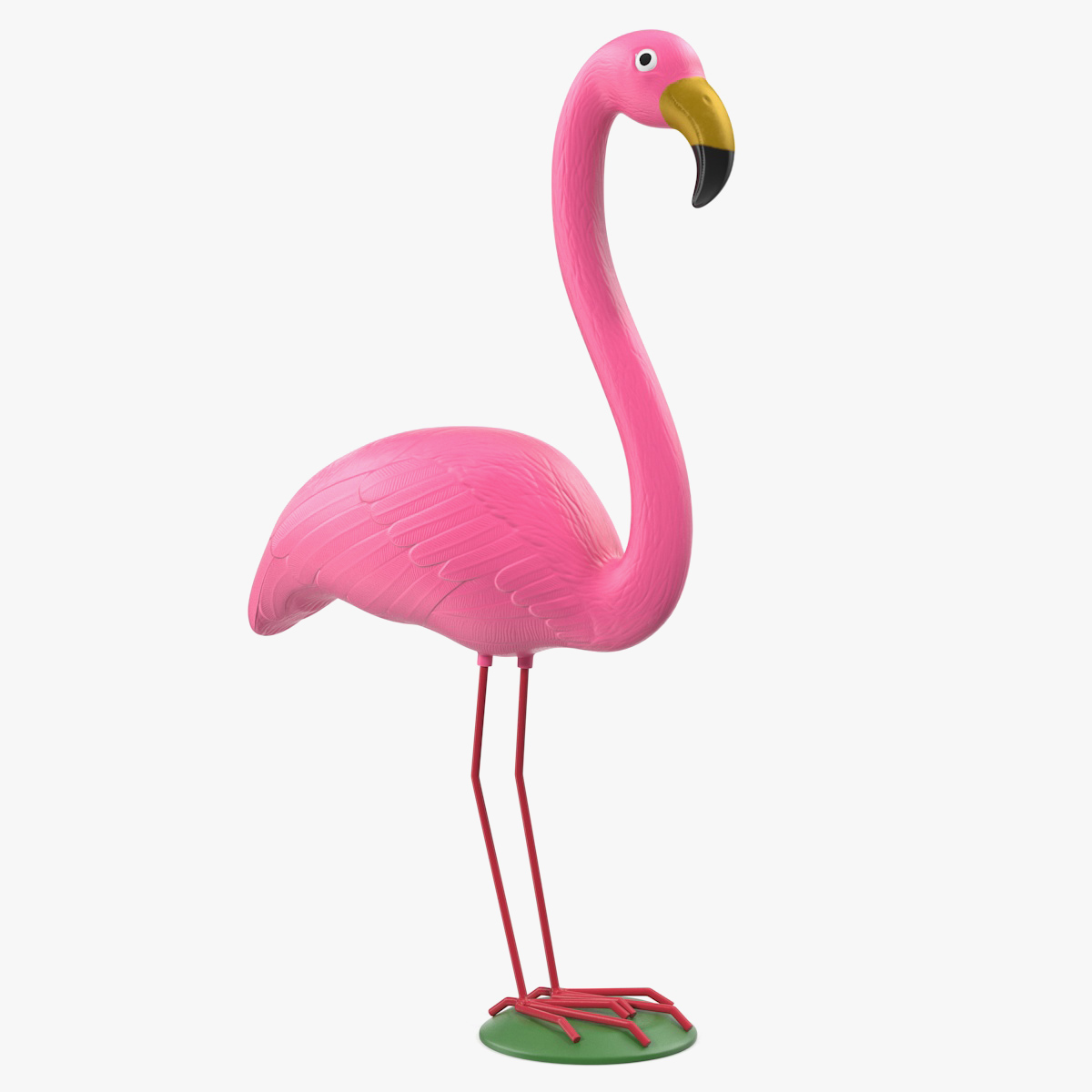 Pink Flamingo Yard Lawn Ornament, view 3