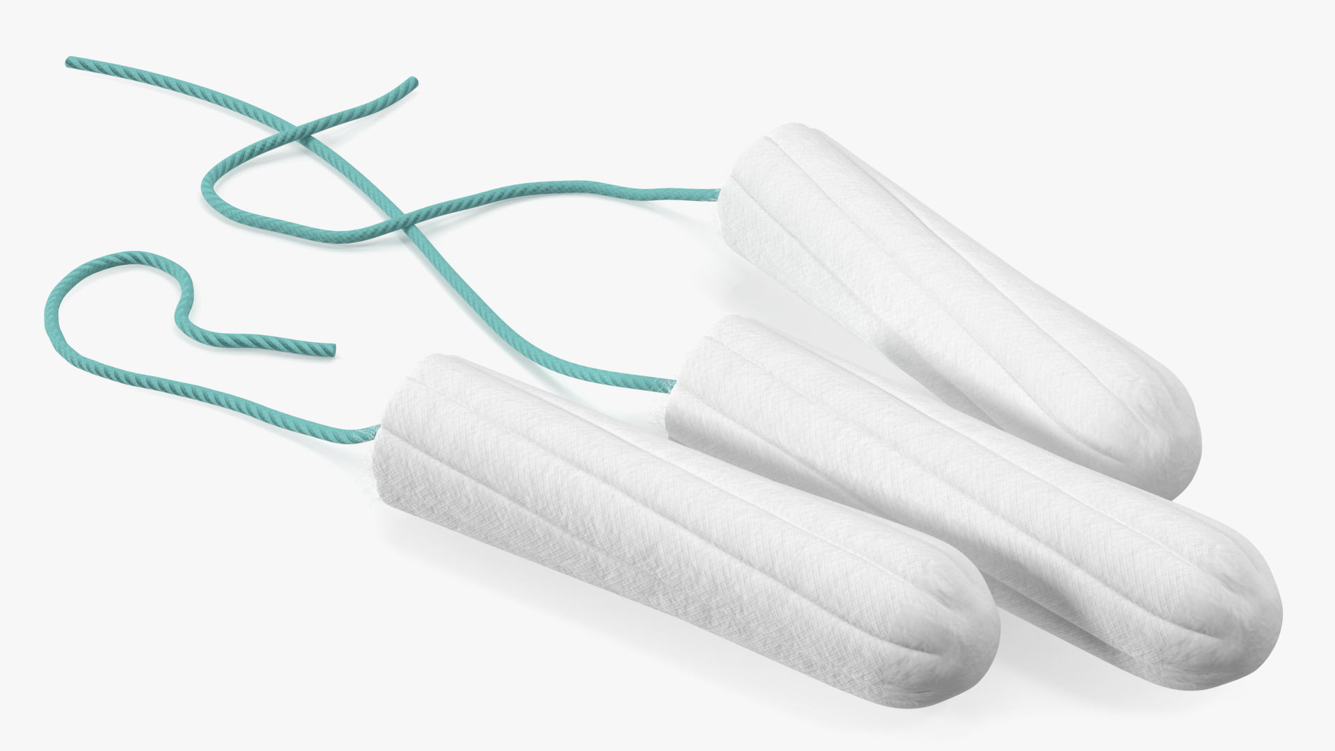 Menstrual Tampons Without Package Fur 3D