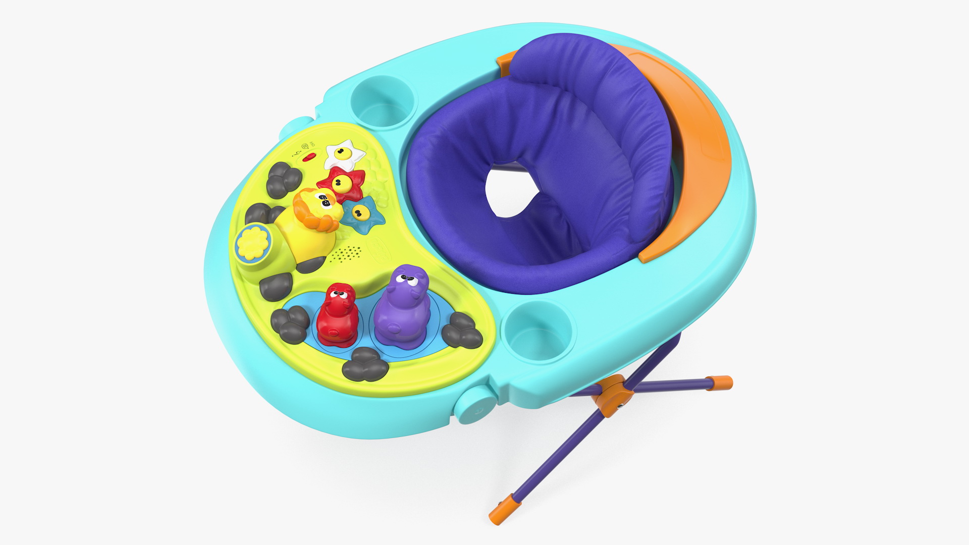 Baby Seat with Toys 3D model