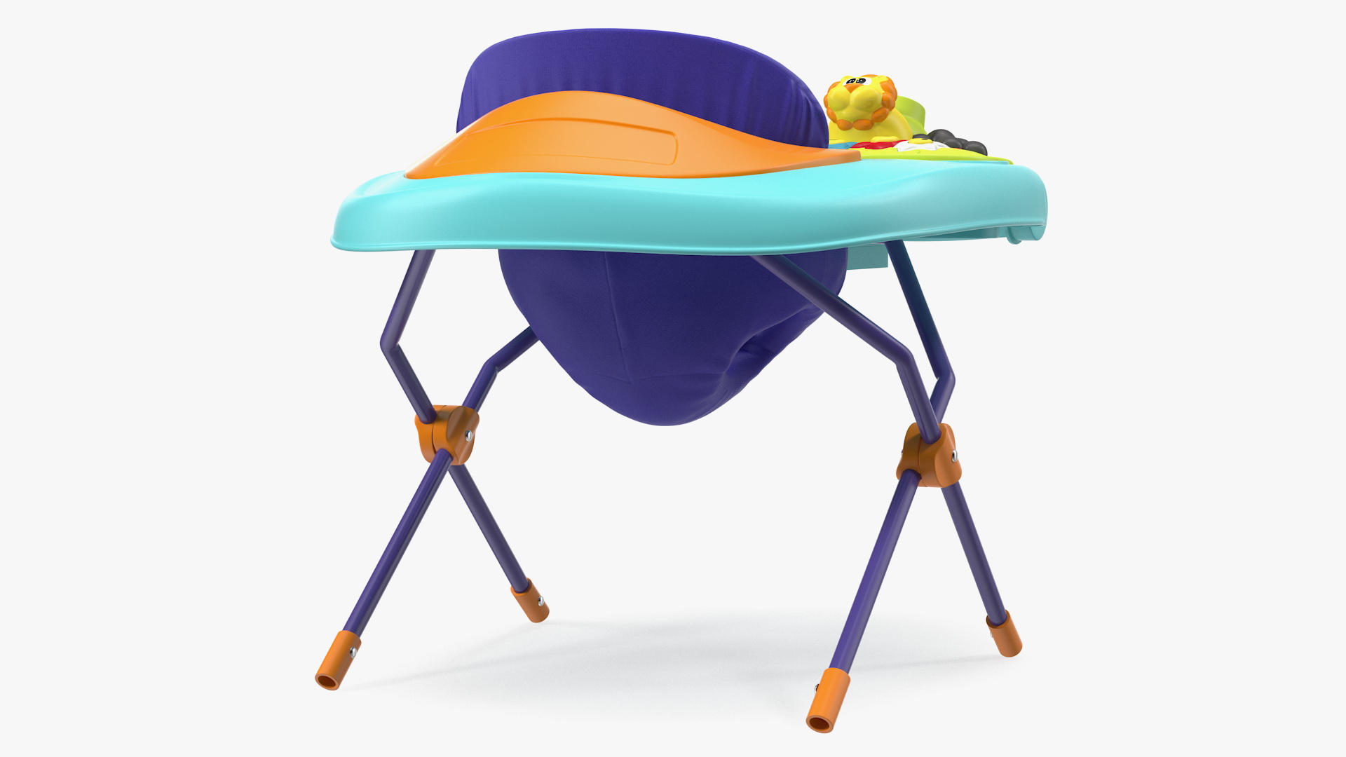 Baby Seat with Toys 3D model