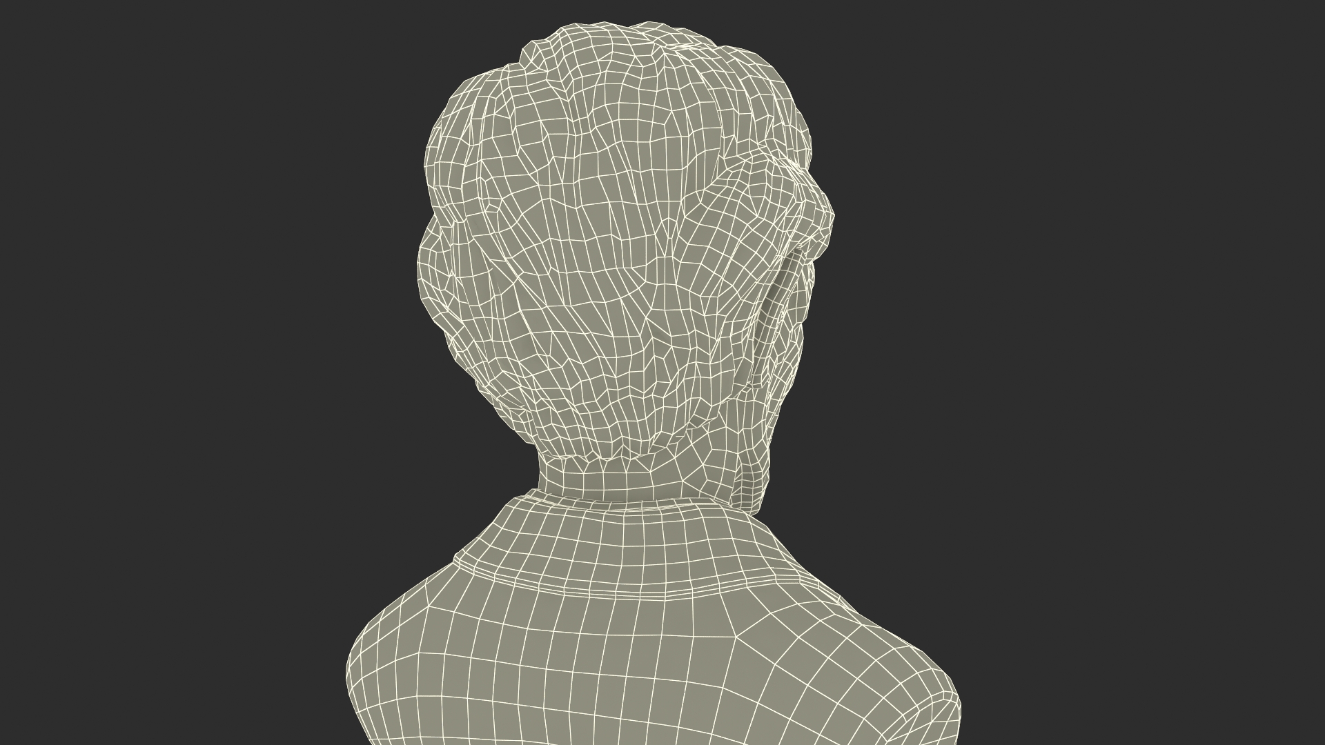 3D Bust of Abraham Lincoln on Pedestal for 3D Print model