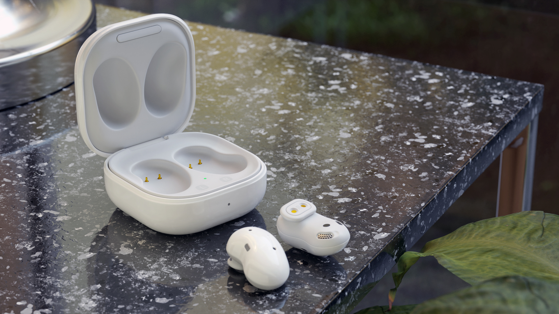 Samsung Galaxy Buds Live Mystic White 3D