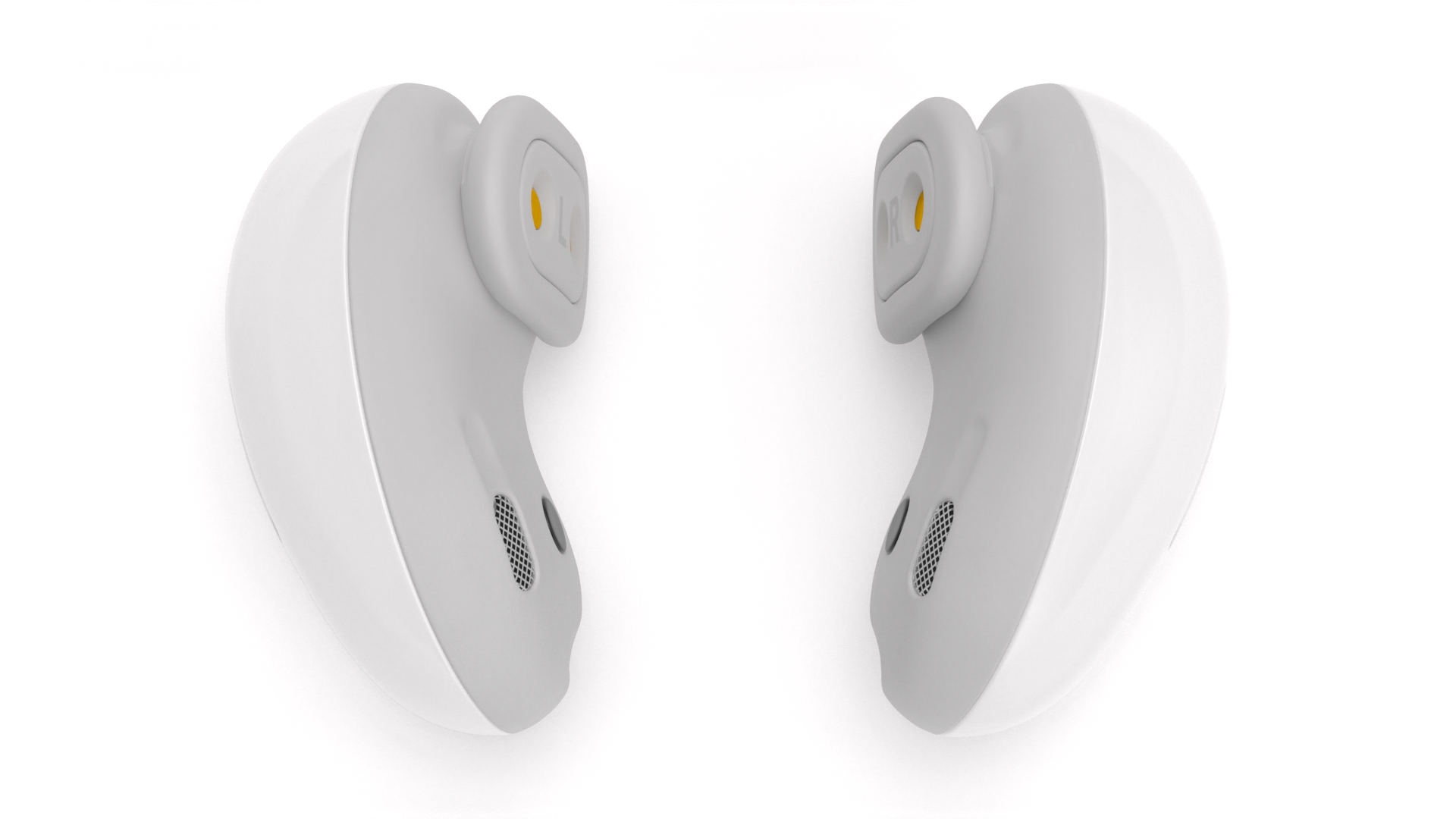 Samsung Galaxy Buds Live Mystic White 3D