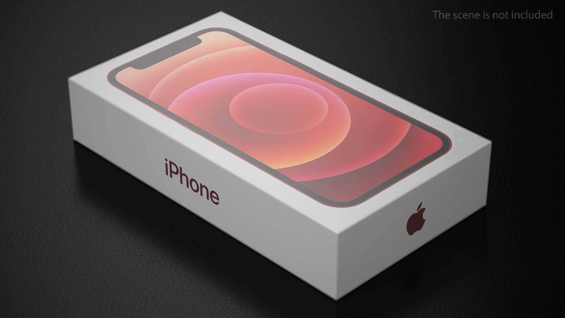 3D model iPhone 12 mini Box Product RED