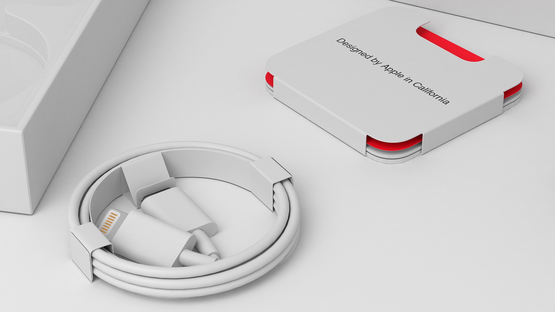 3D model iPhone 12 mini Box Product RED