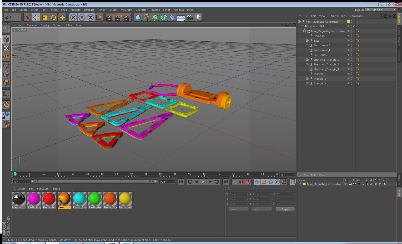 3D model Mini Magnetic Constructor
