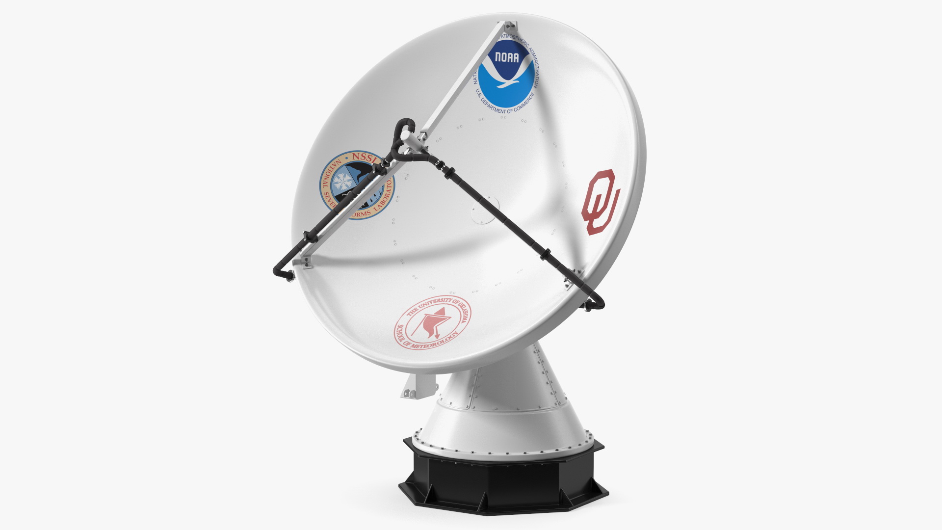 3D model NOAA NOXP Mobile Polarimetric Radar