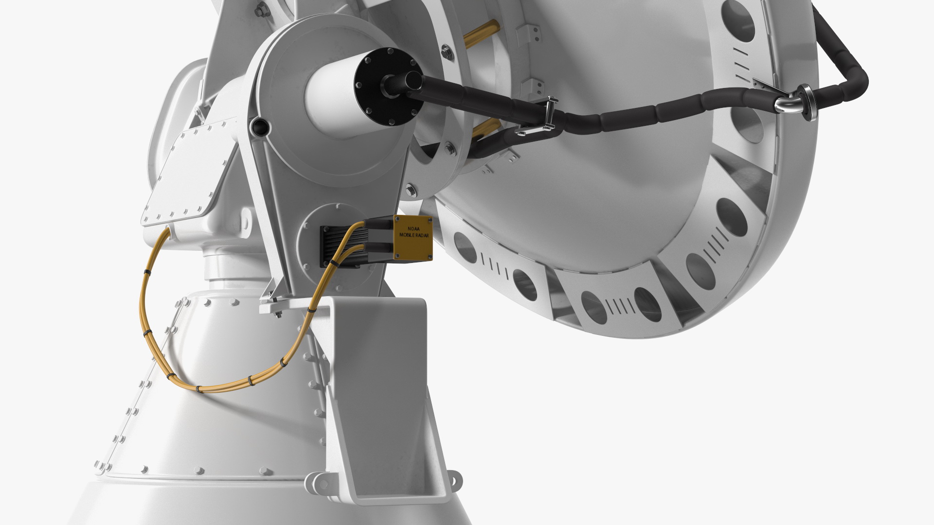 3D model NOAA NOXP Mobile Polarimetric Radar