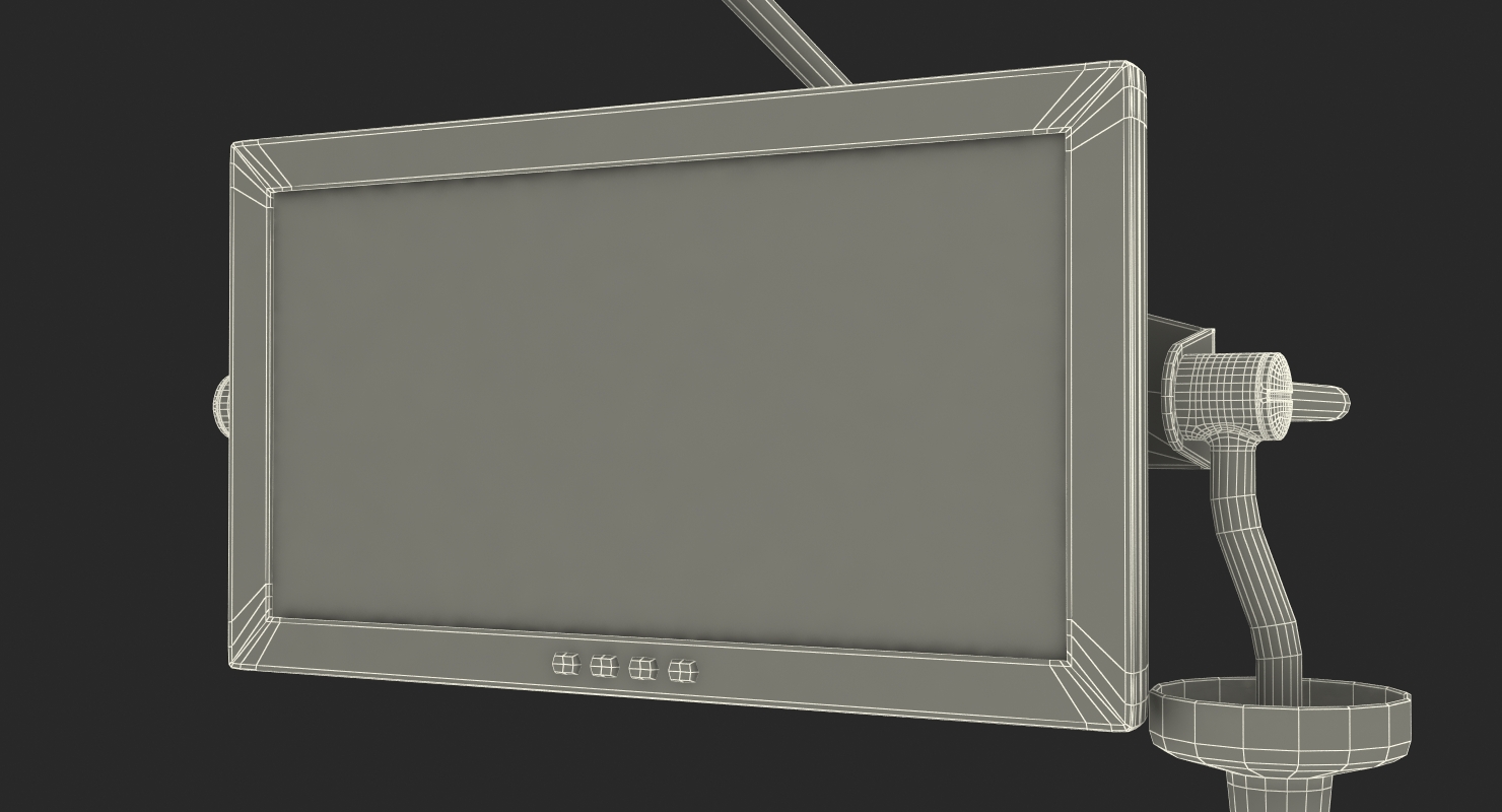 Ceiling Mount Berchtold Chromophare Two Surgical Light with Monitor 3D