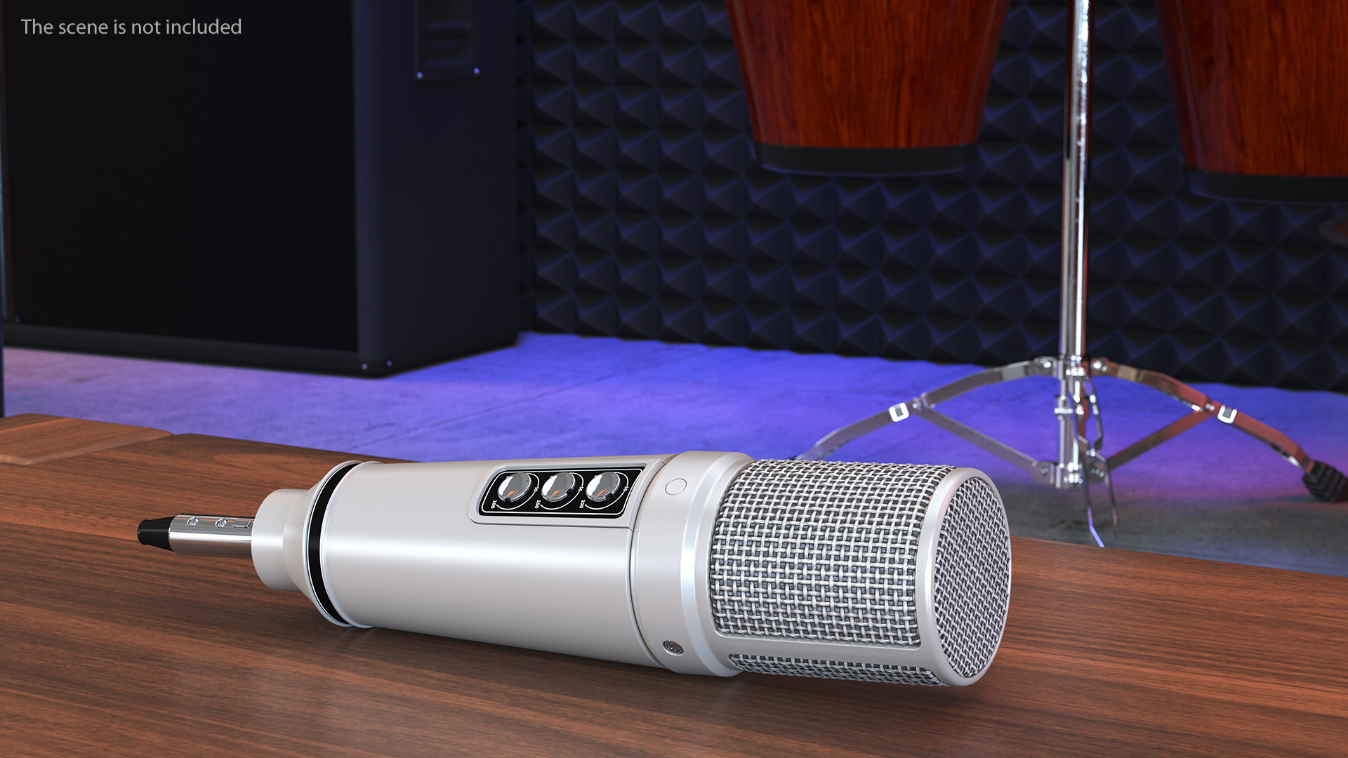 3D model Professional Studio Condenser Microphone
