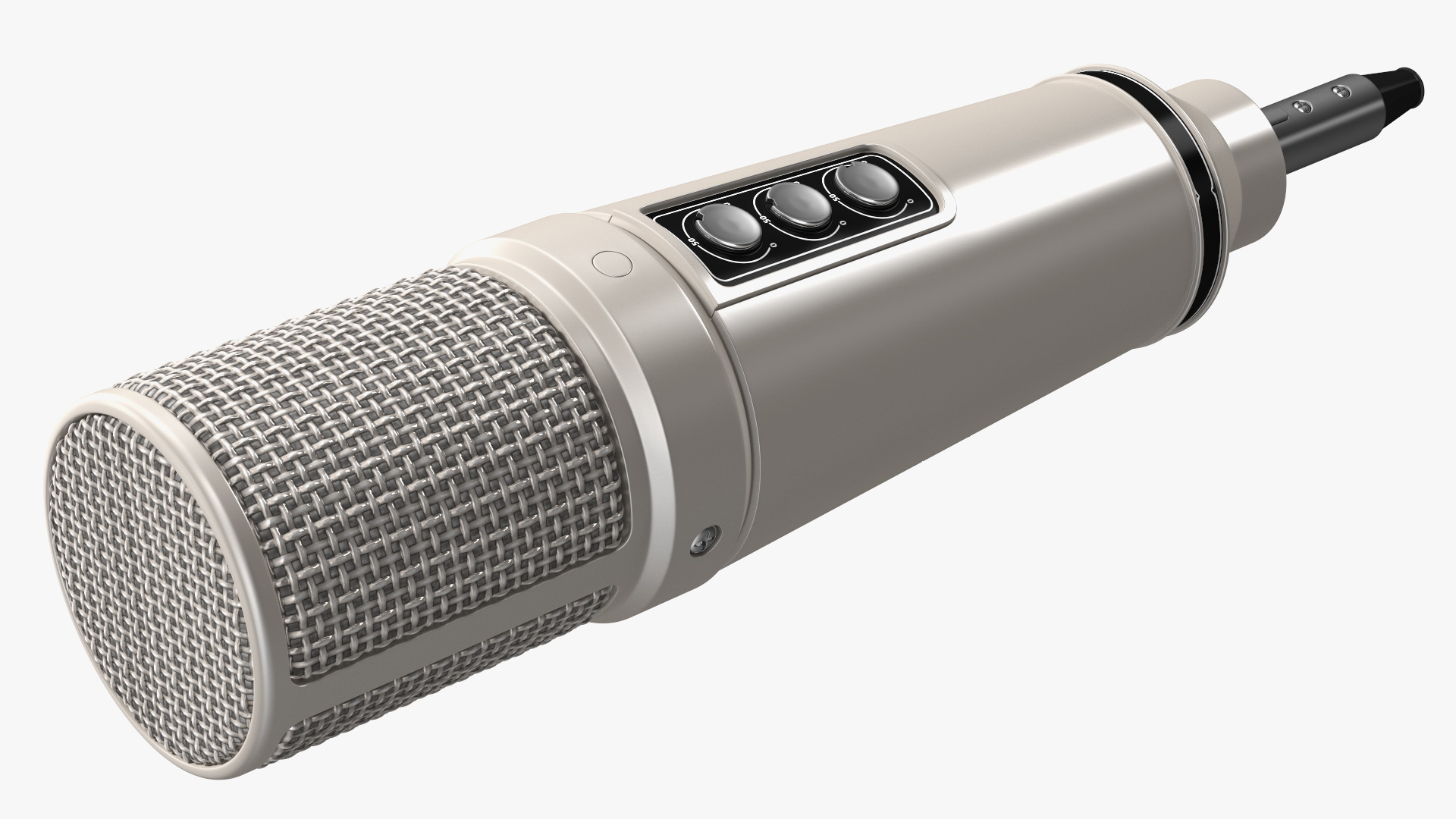 3D model Professional Studio Condenser Microphone