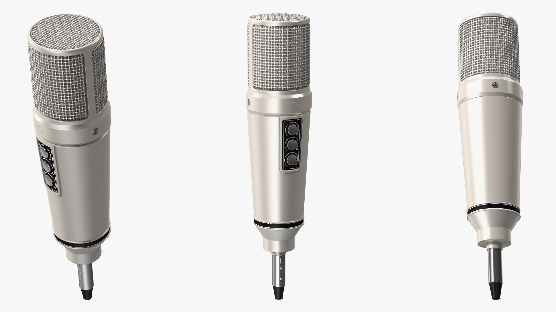 3D model Professional Studio Condenser Microphone