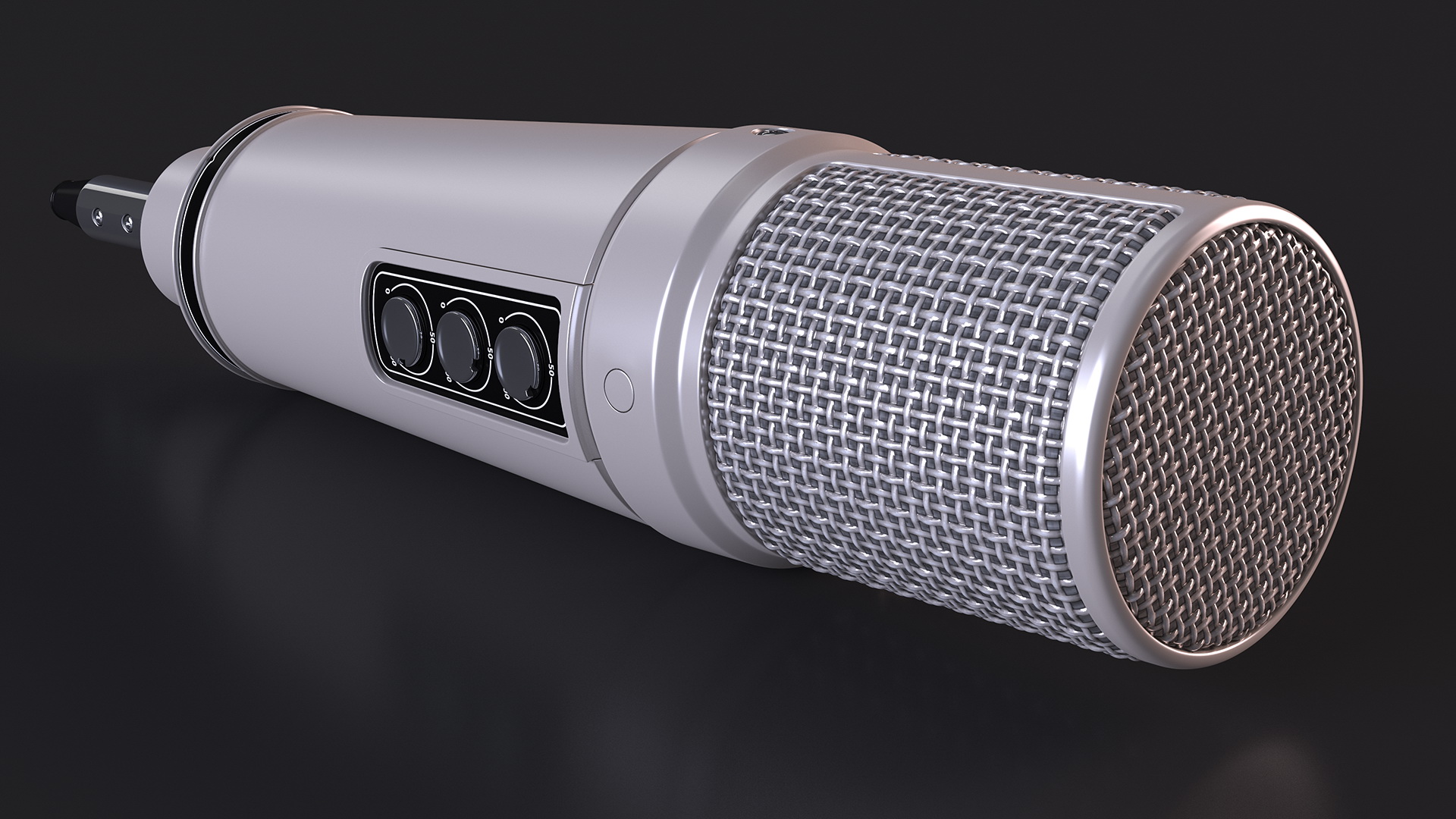 3D model Professional Studio Condenser Microphone