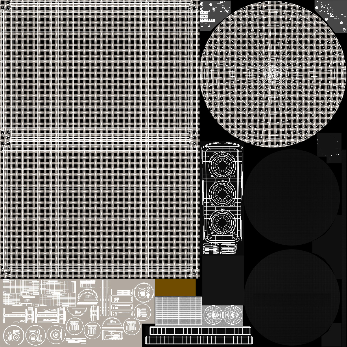 3D model Professional Studio Condenser Microphone