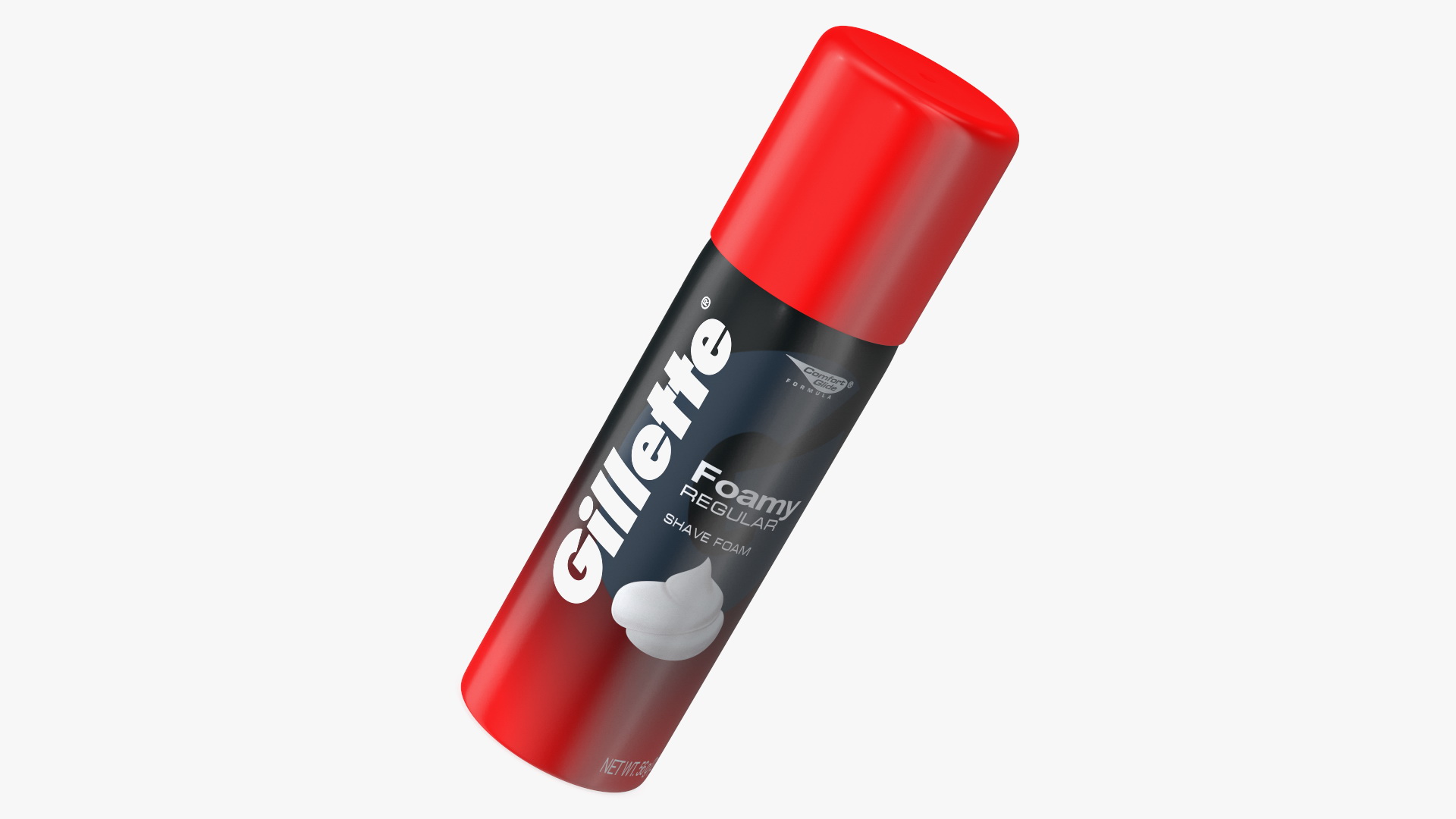 3D model Gillette Shave Foam Travel Can