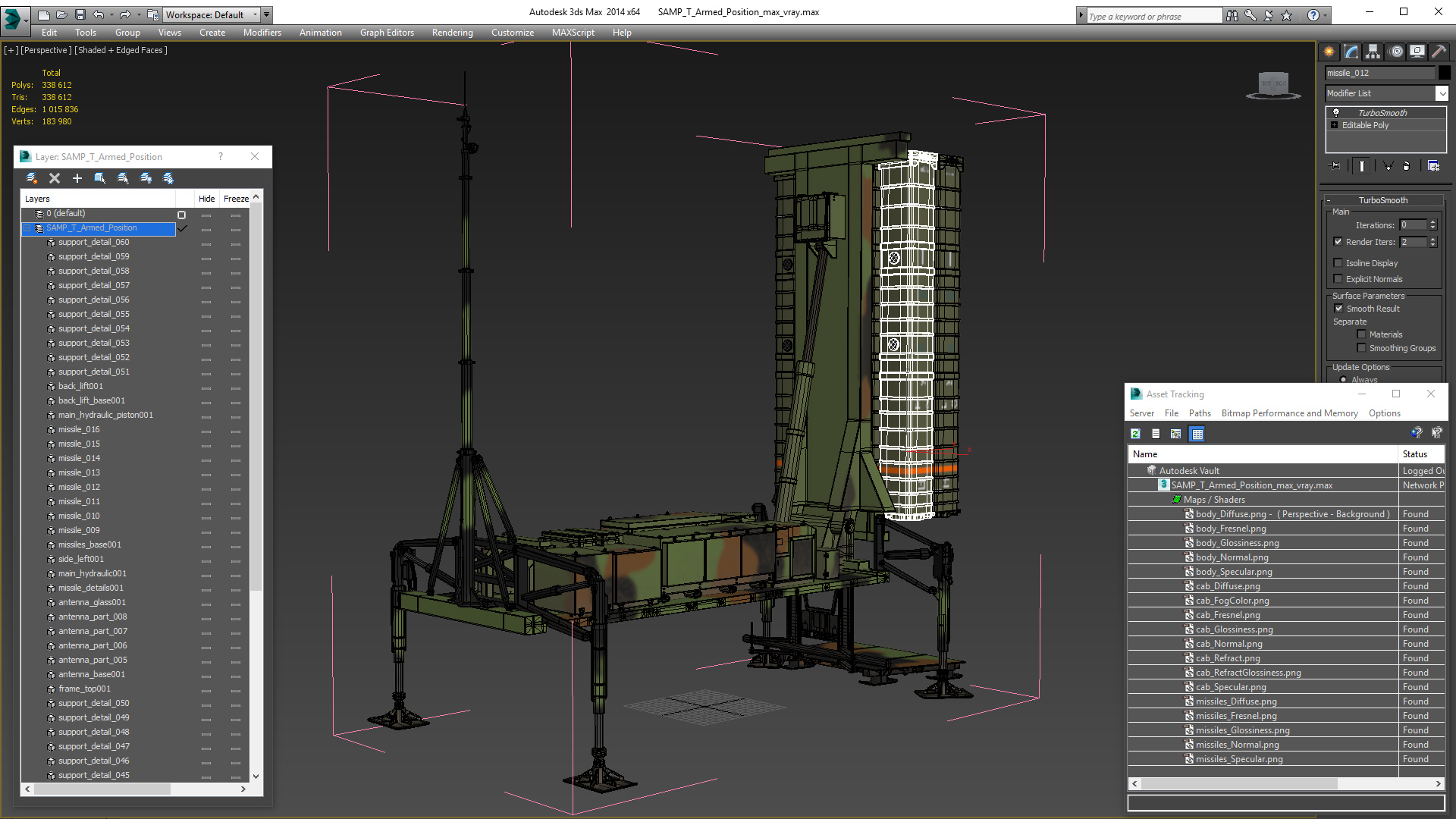 3D SAMP-T Armed Position