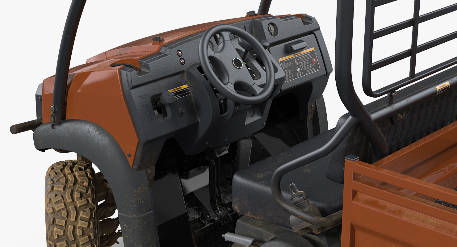 Farmer 4x4 ATV Dirty Rigged 3D
