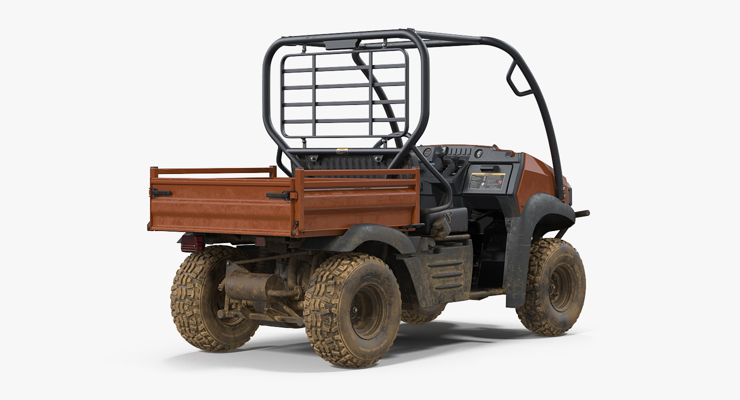 Farmer 4x4 ATV Dirty Rigged 3D