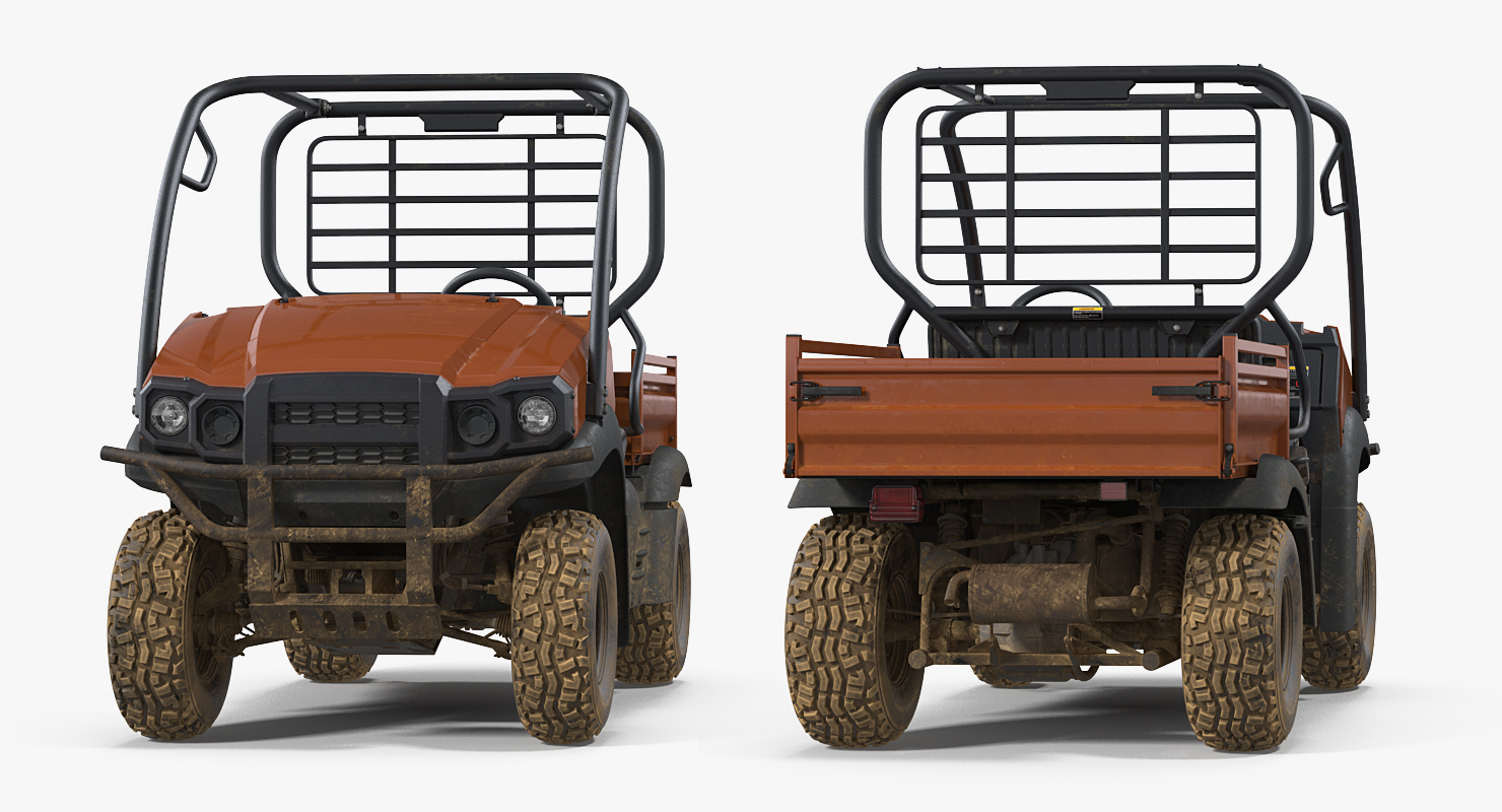Farmer 4x4 ATV Dirty Rigged 3D