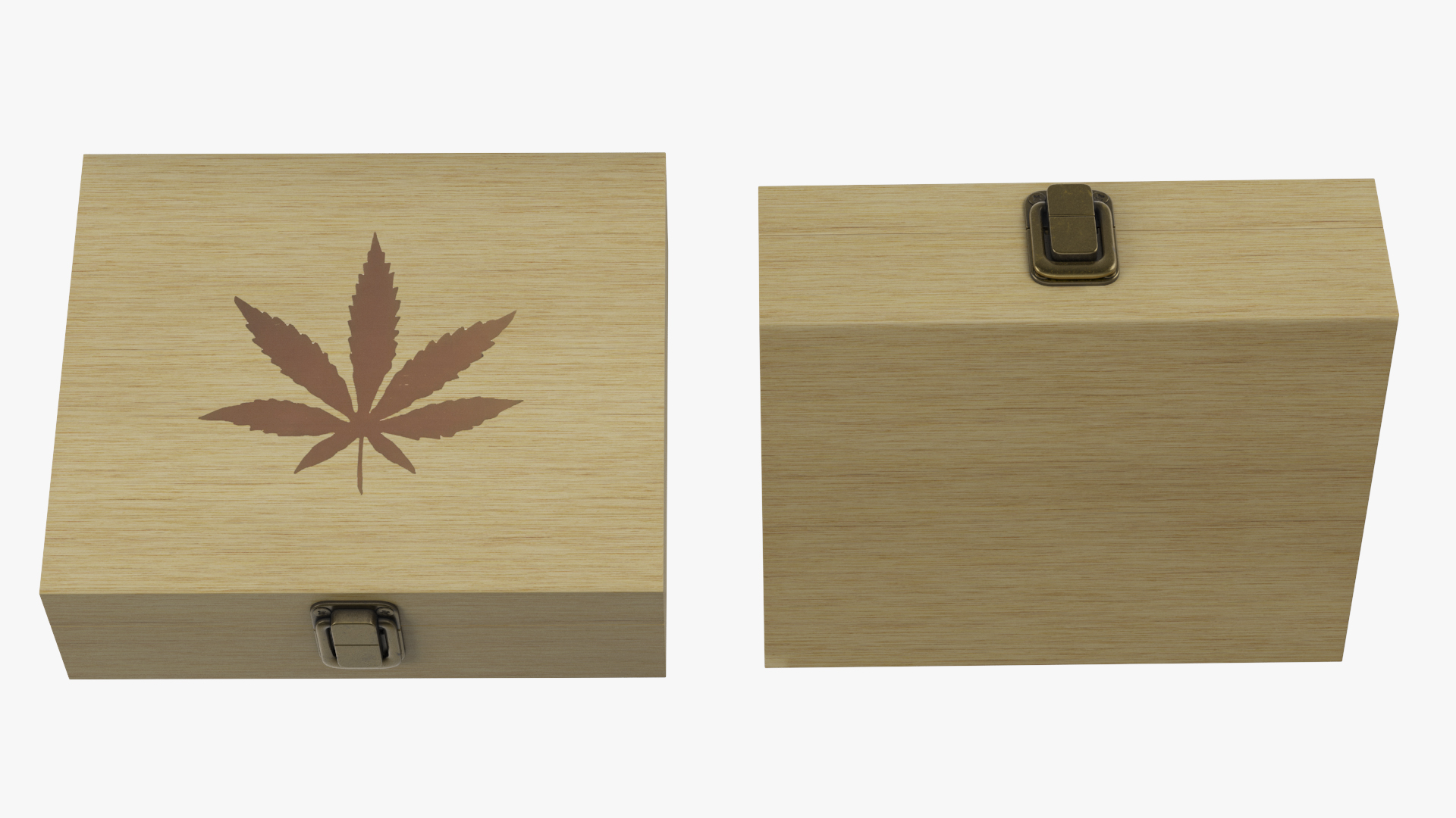 3D Cannabis Cigars Box Closed