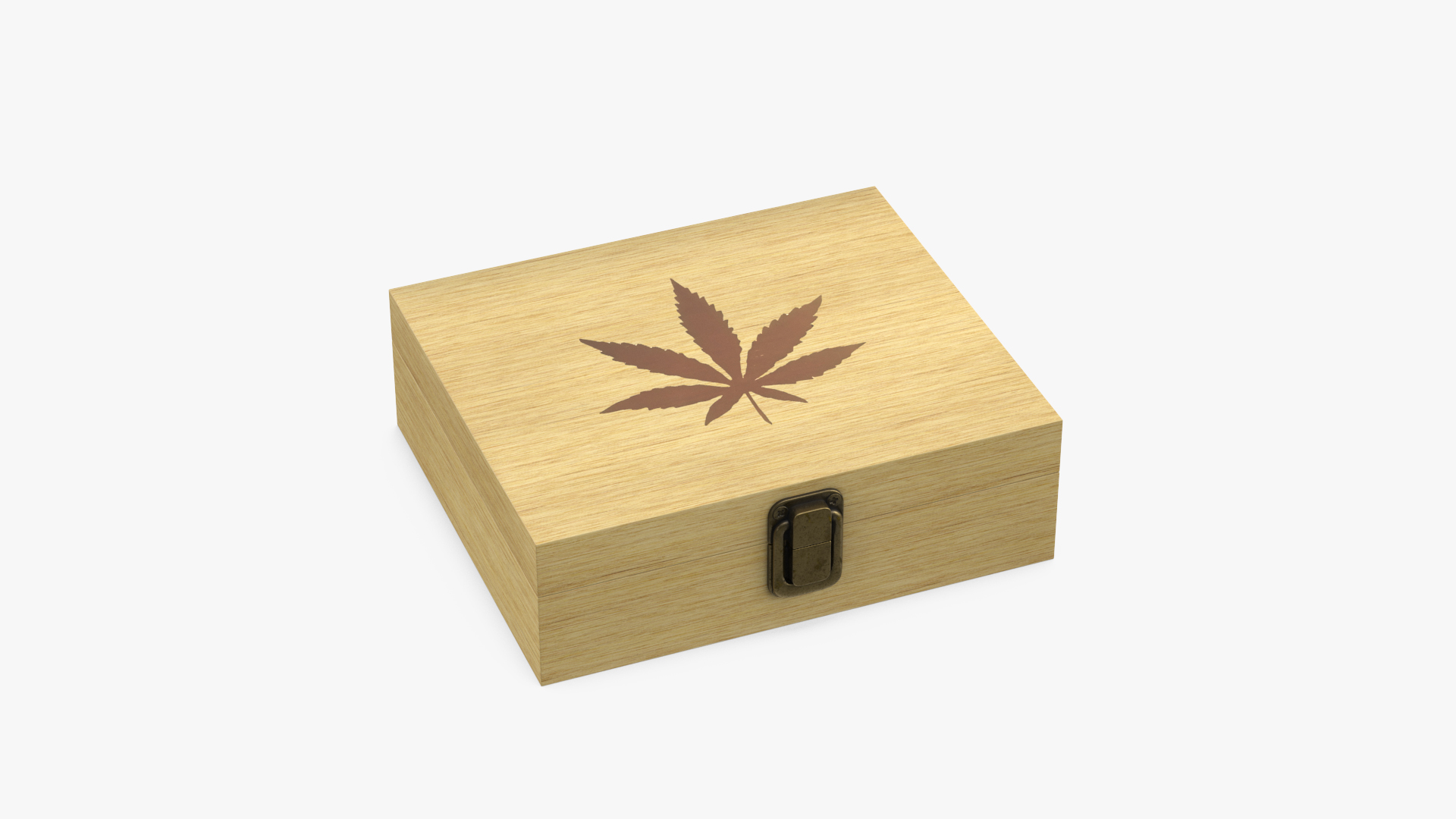 3D Cannabis Cigars Box Closed