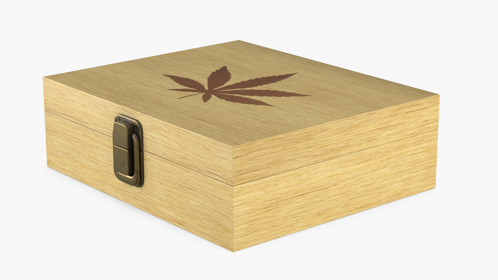 3D Cannabis Cigars Box Closed