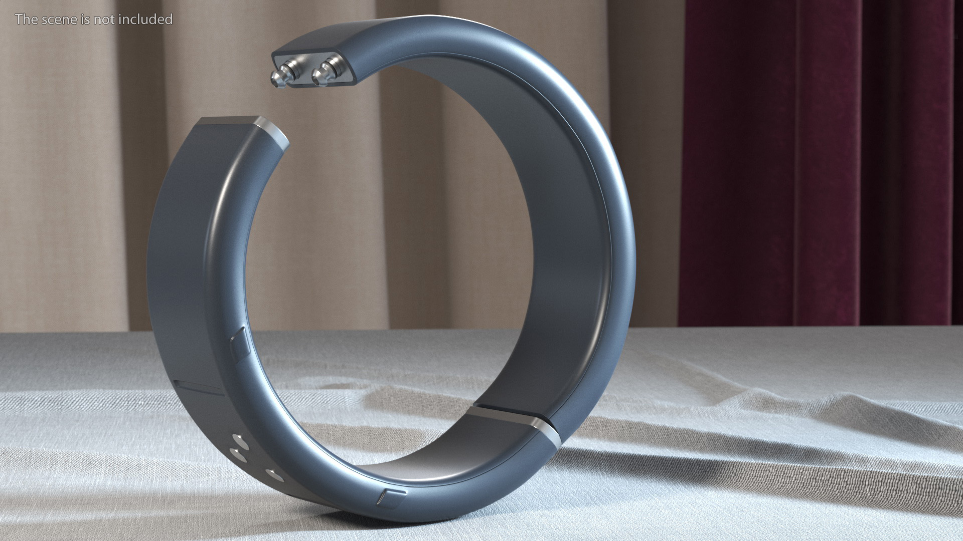 Law Enforcement Ankle Bracelet Geosatis Open 3D model