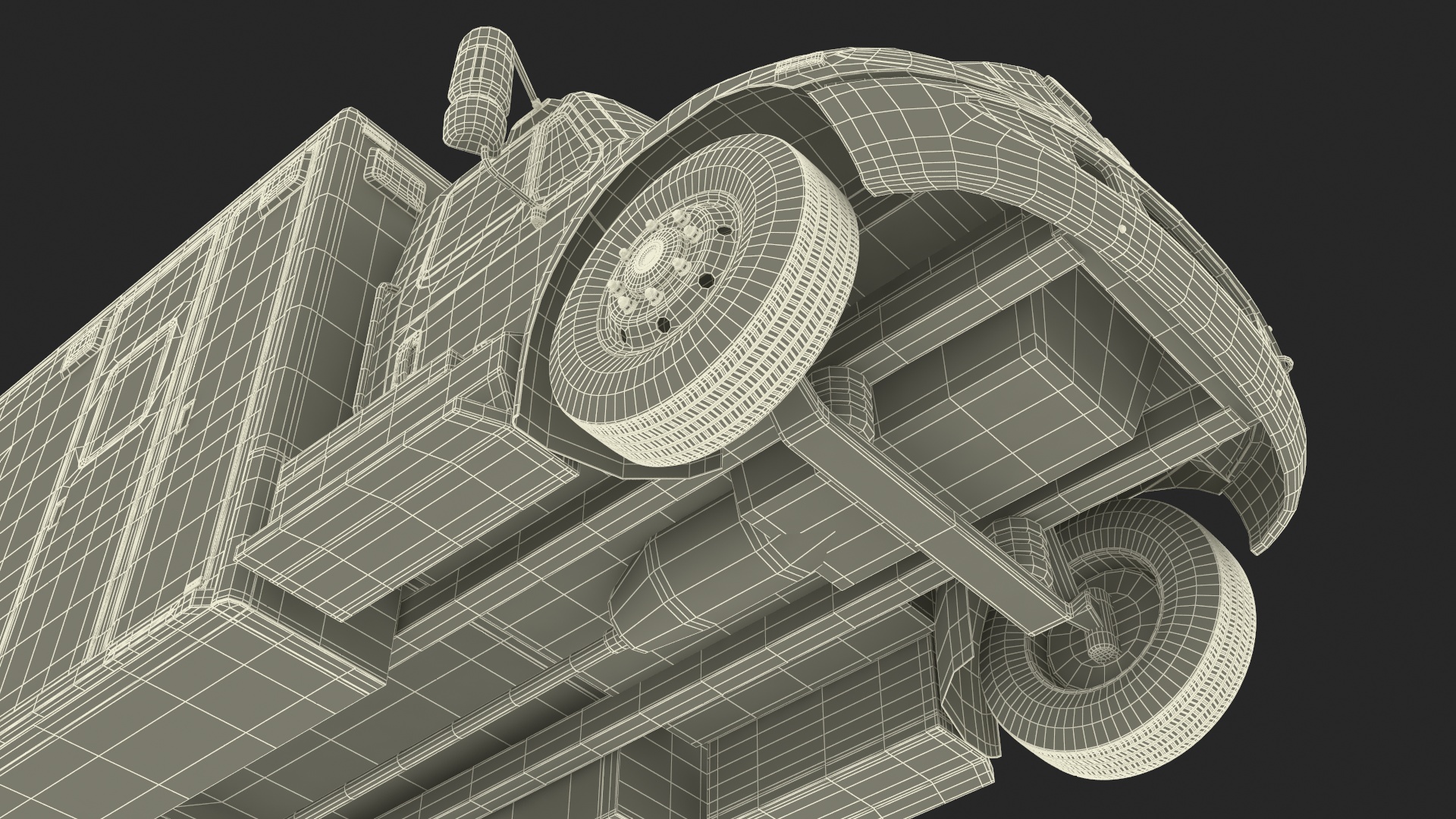 3D model Ambulance Truck