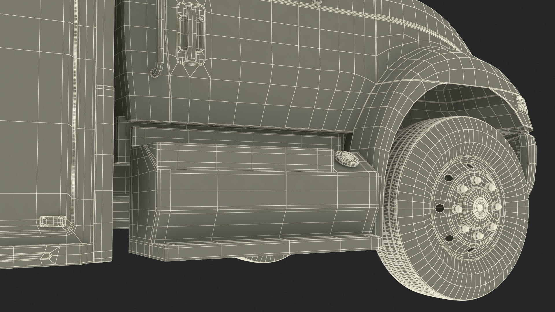 3D model Ambulance Truck