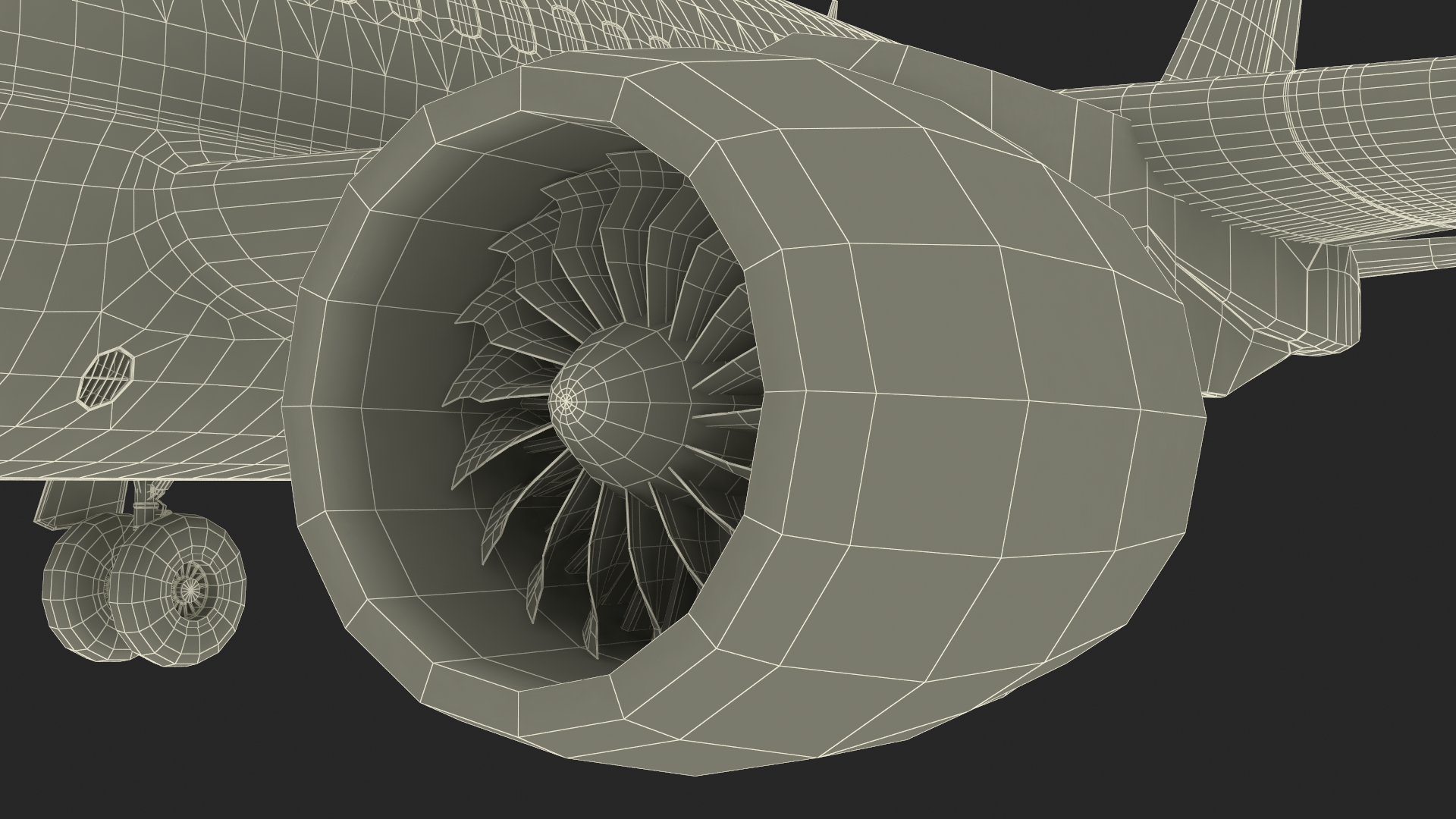 Narrow Body Airliner Rigged 3D