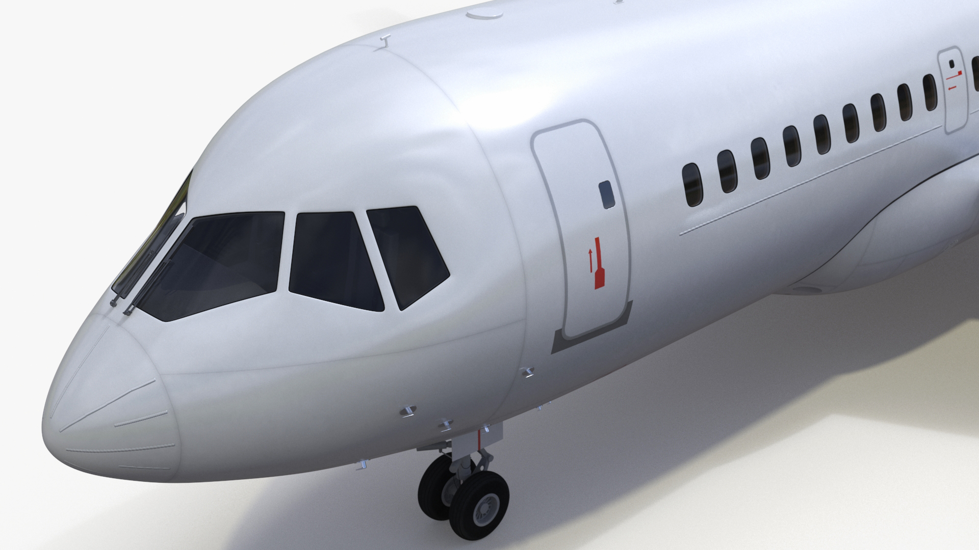 Narrow Body Airliner Rigged 3D