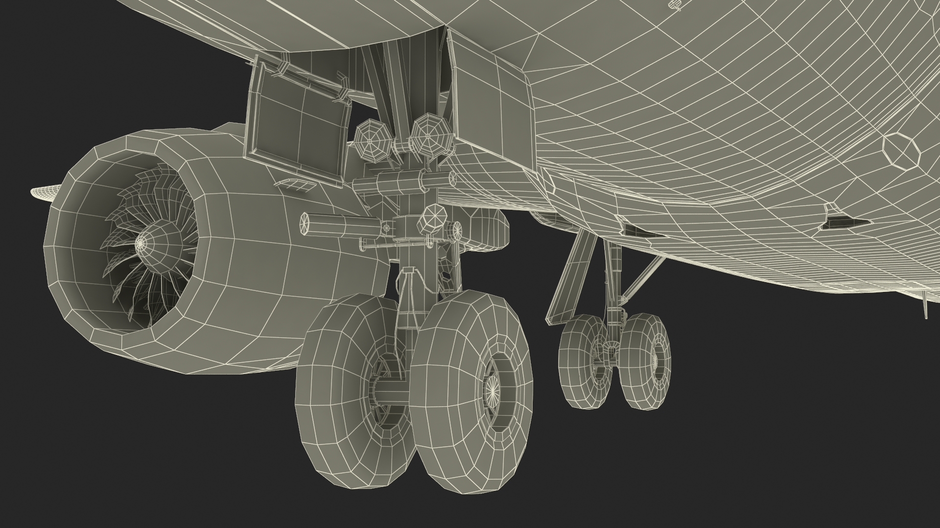 Narrow Body Airliner Rigged 3D