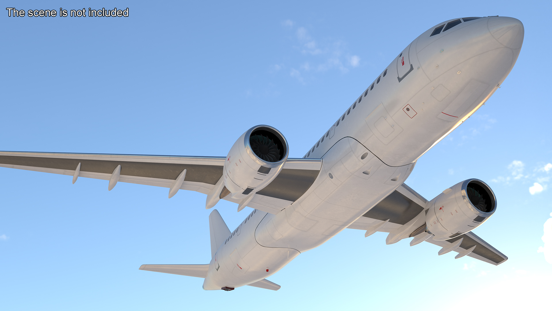Narrow Body Airliner Rigged 3D