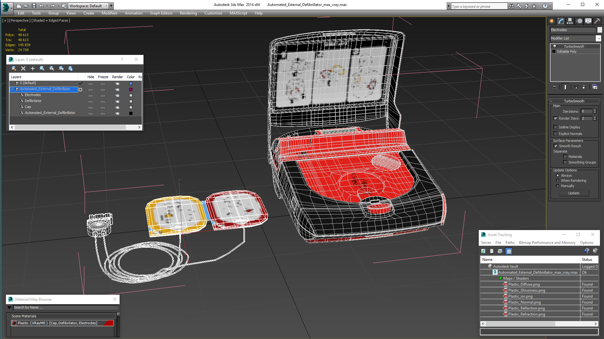 Automated External Defibrillator 3D