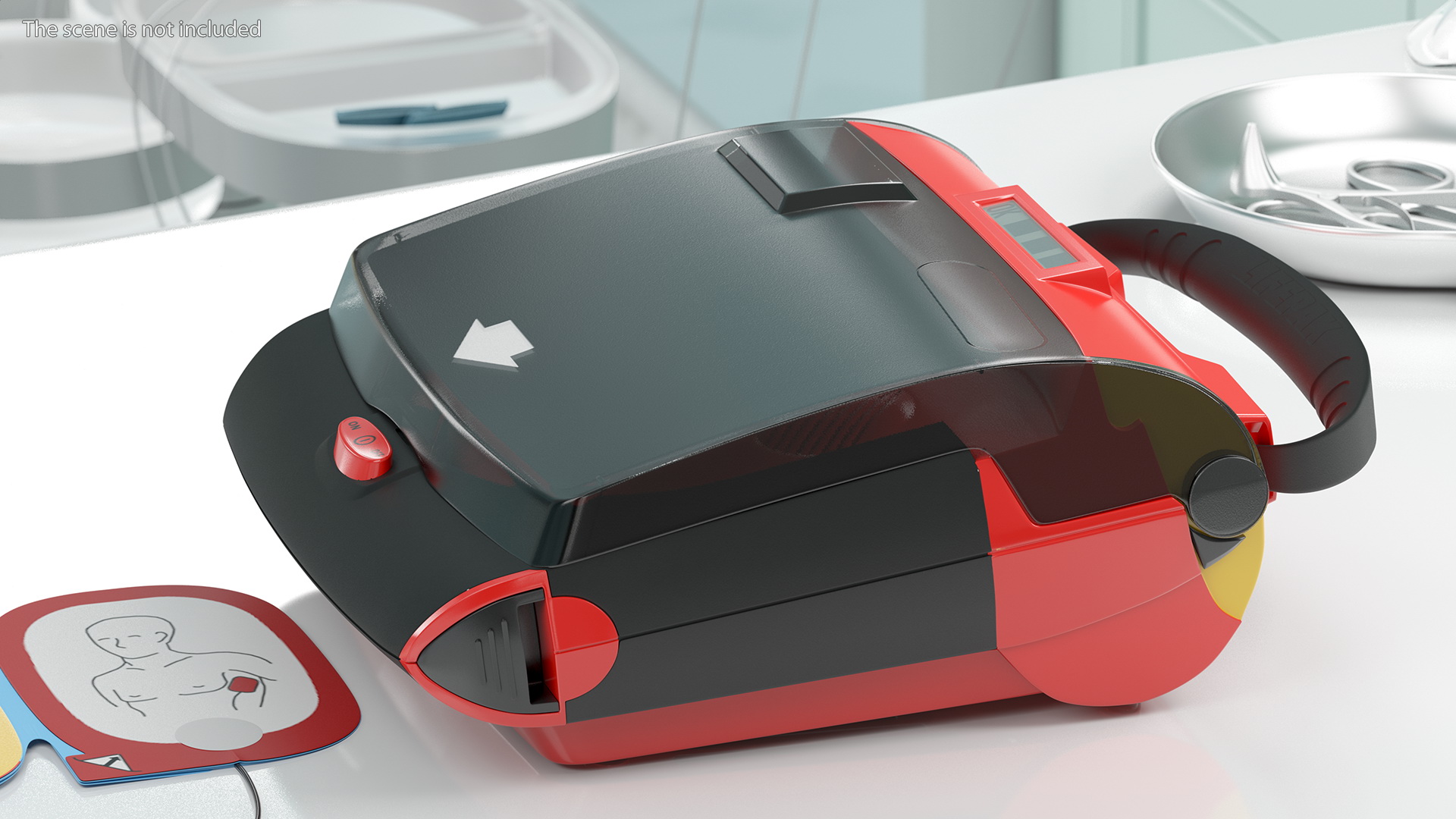 Automated External Defibrillator 3D
