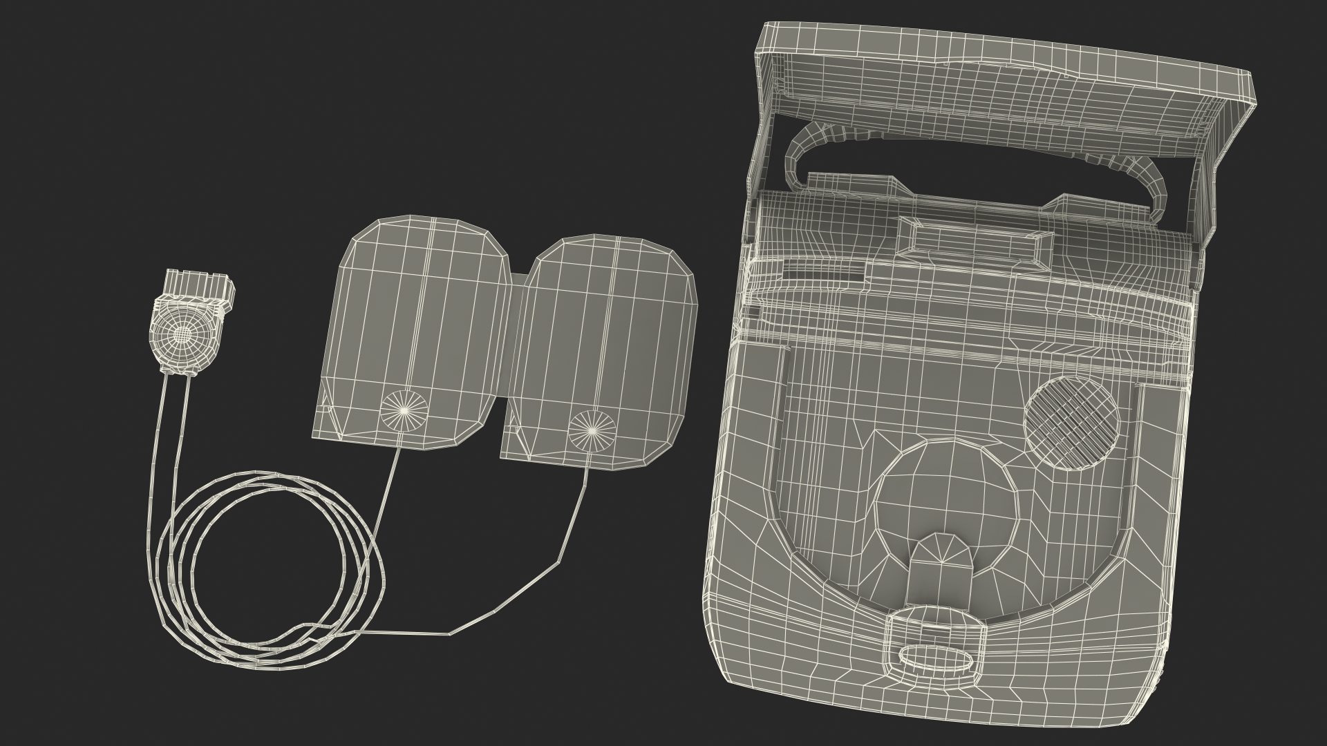 Automated External Defibrillator 3D