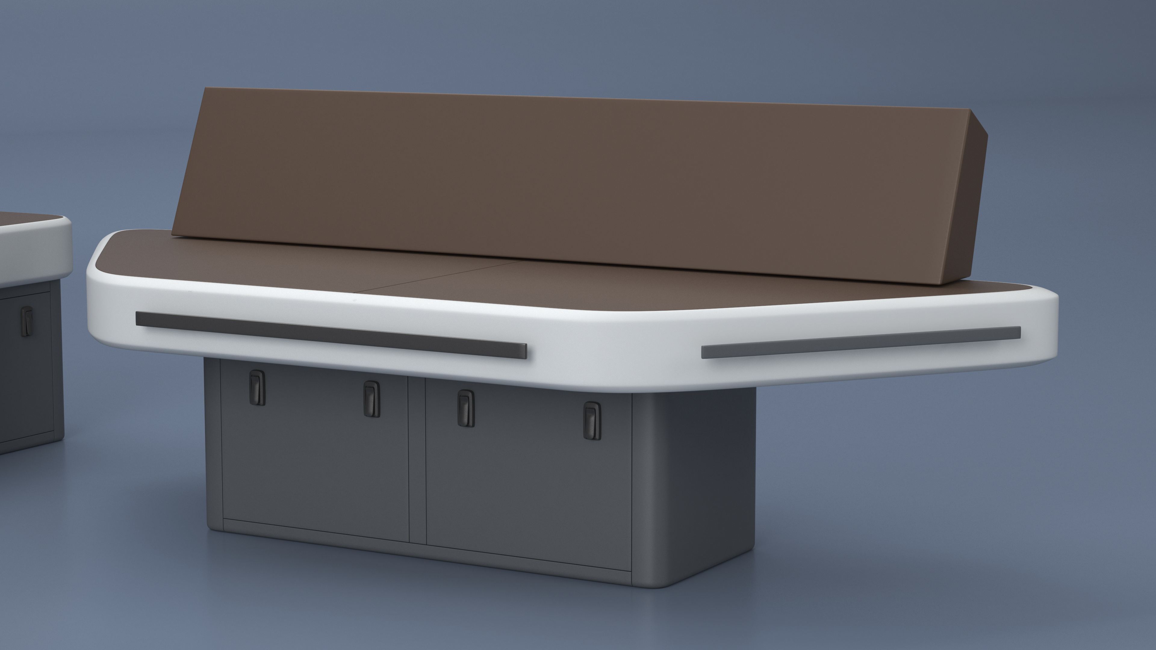 3D Ship Bridge Tables model