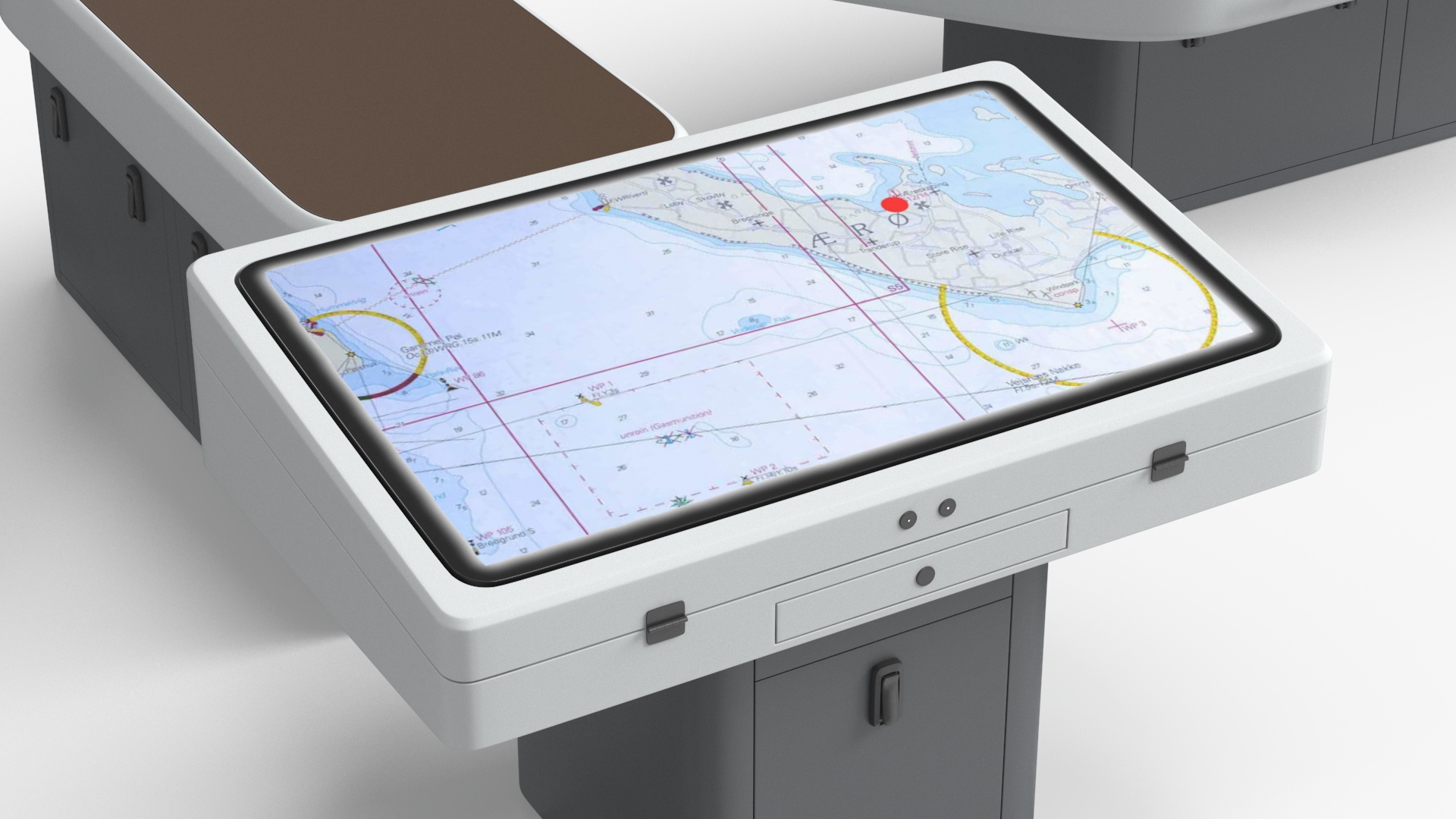 3D Ship Bridge Tables model