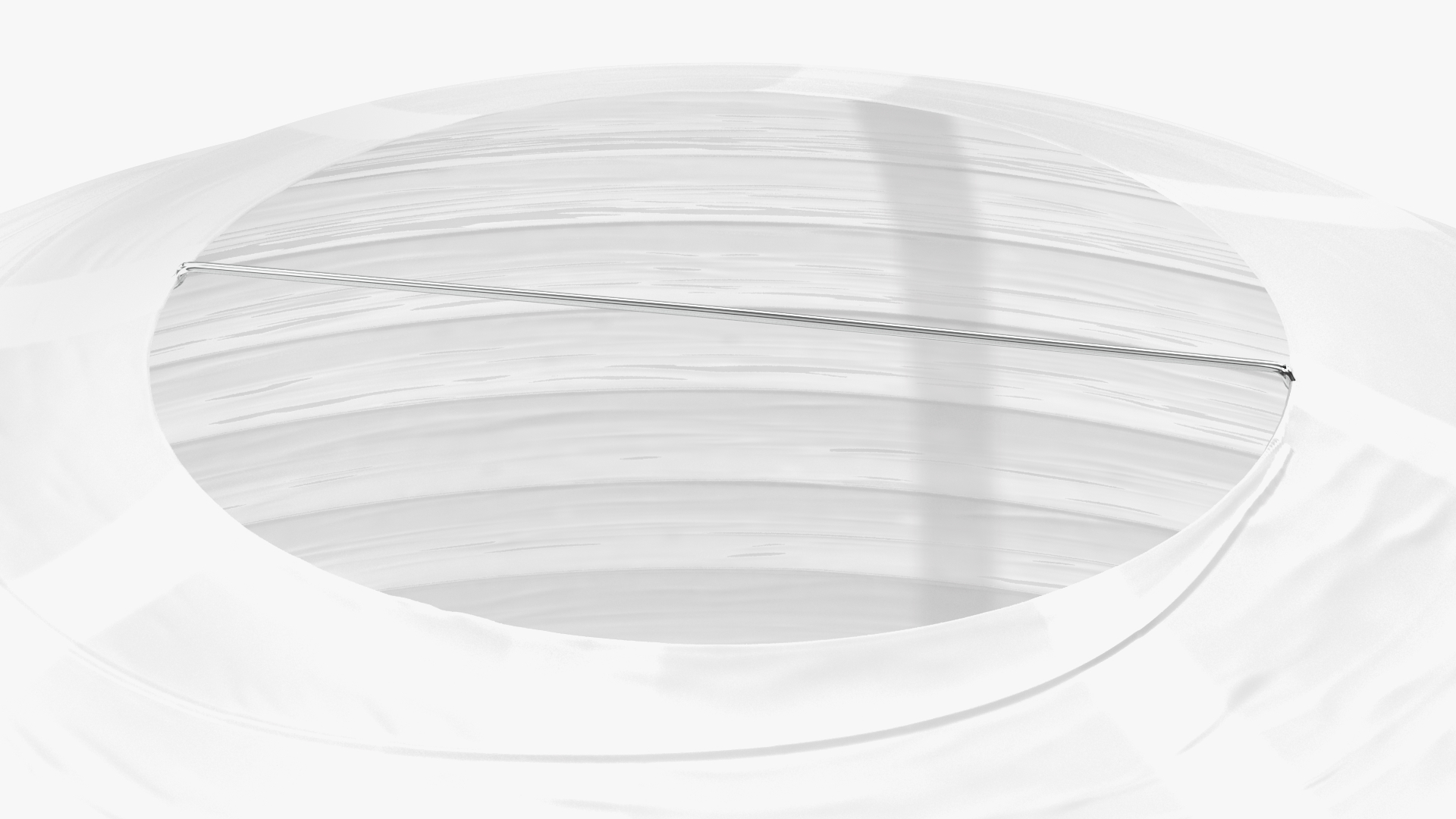 3D model Round Paper Lantern White