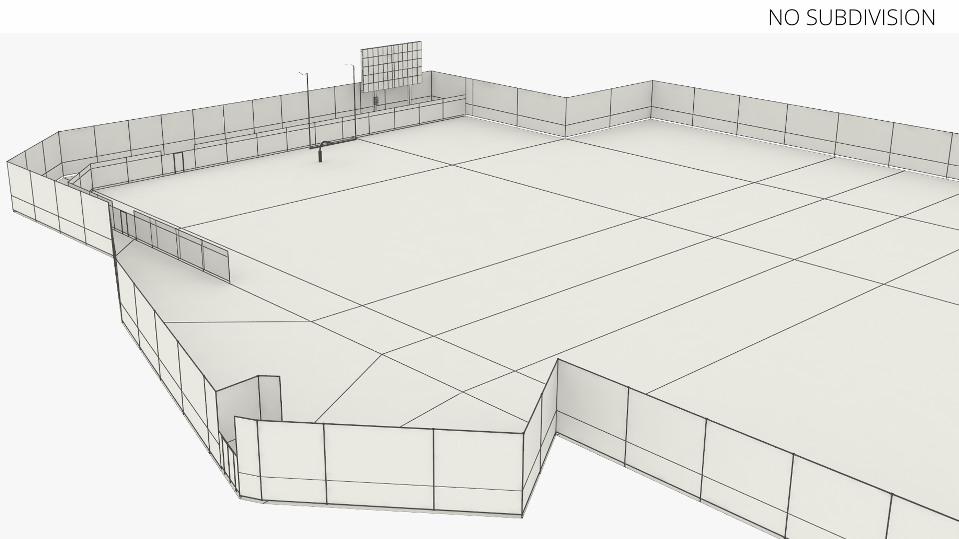 American Football Field with Markings, view 7