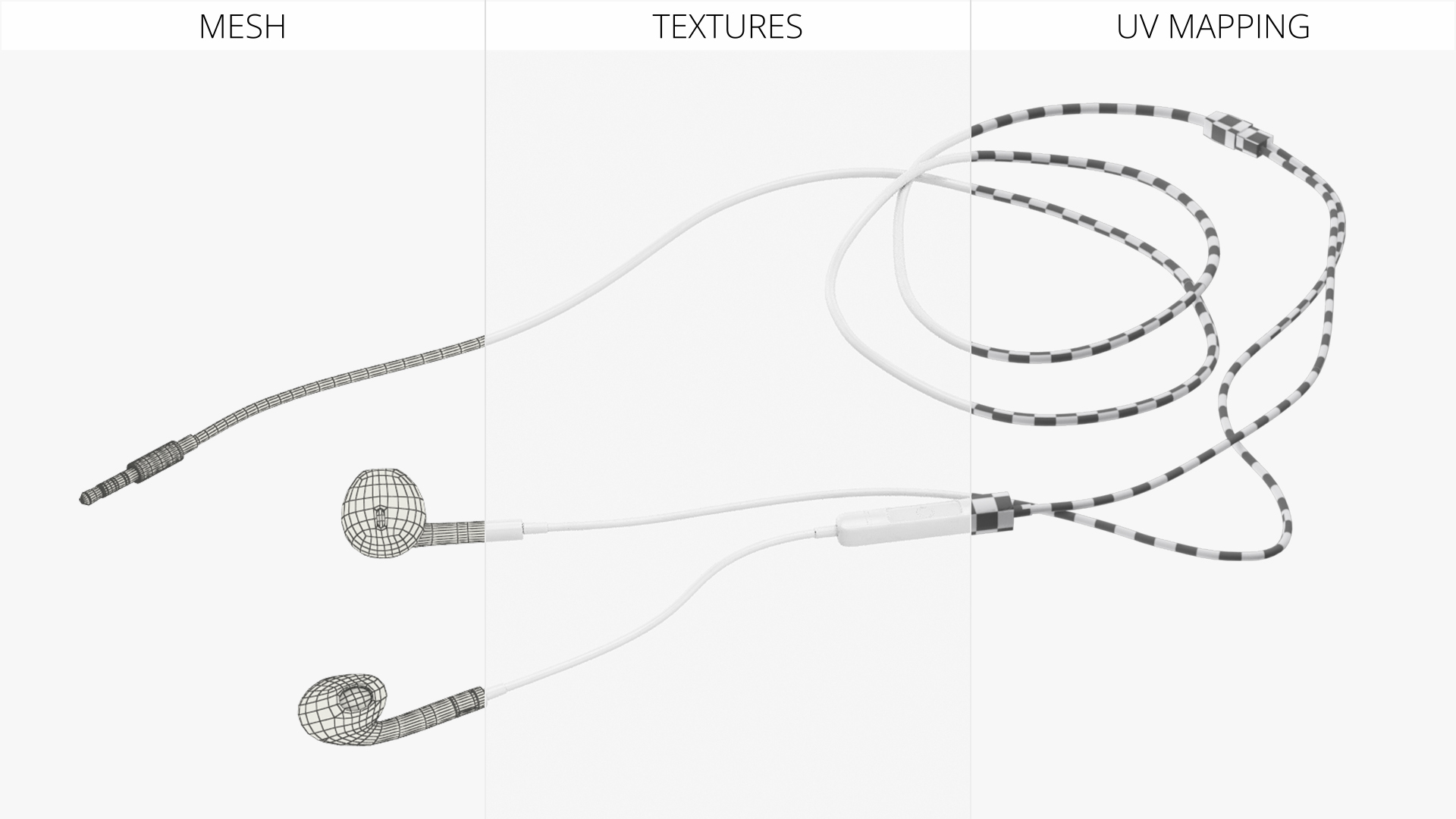Classic Wired Earbuds Headphones White - view 5
