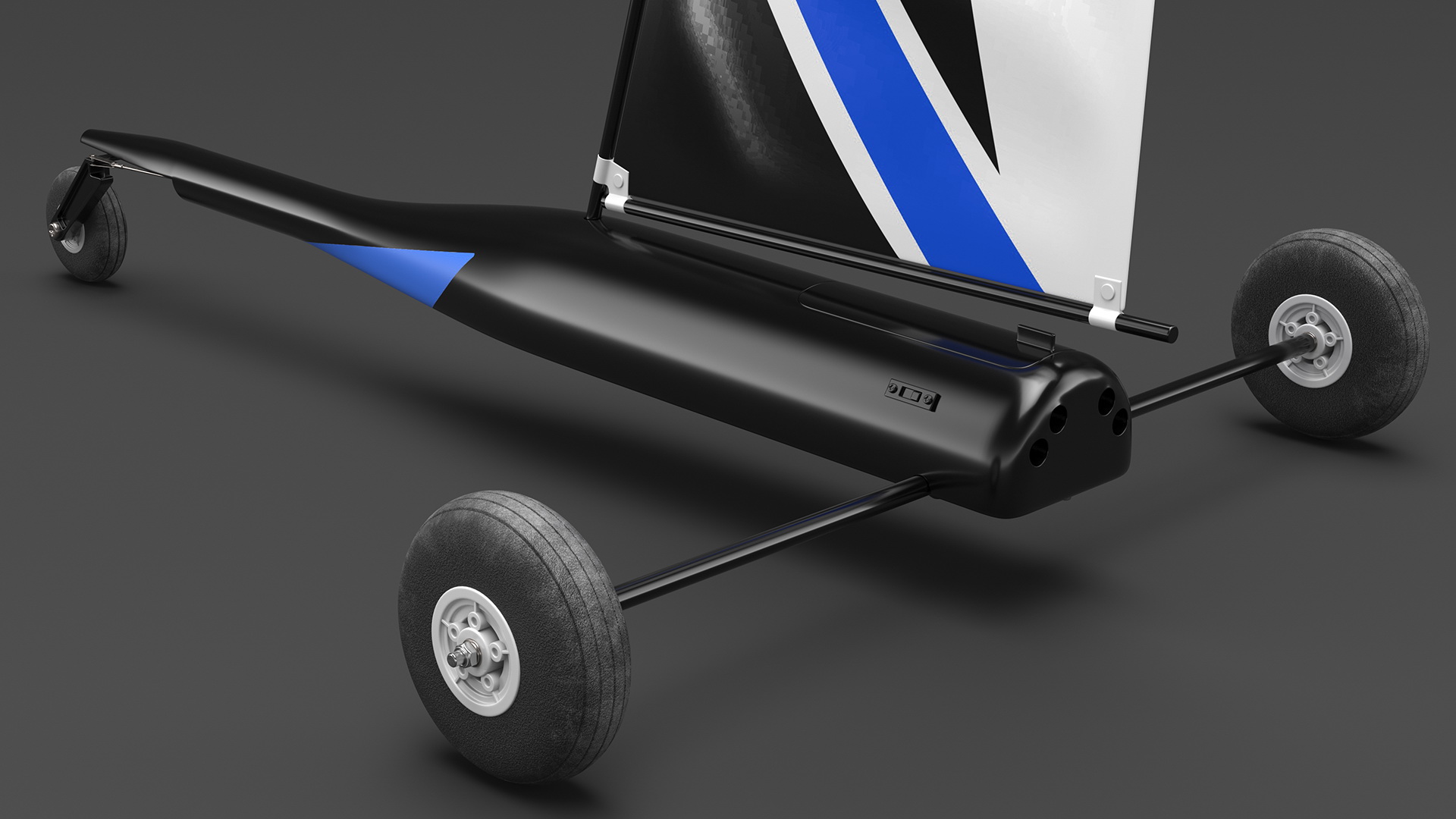 Remote Control Land Yacht Rigged 3D