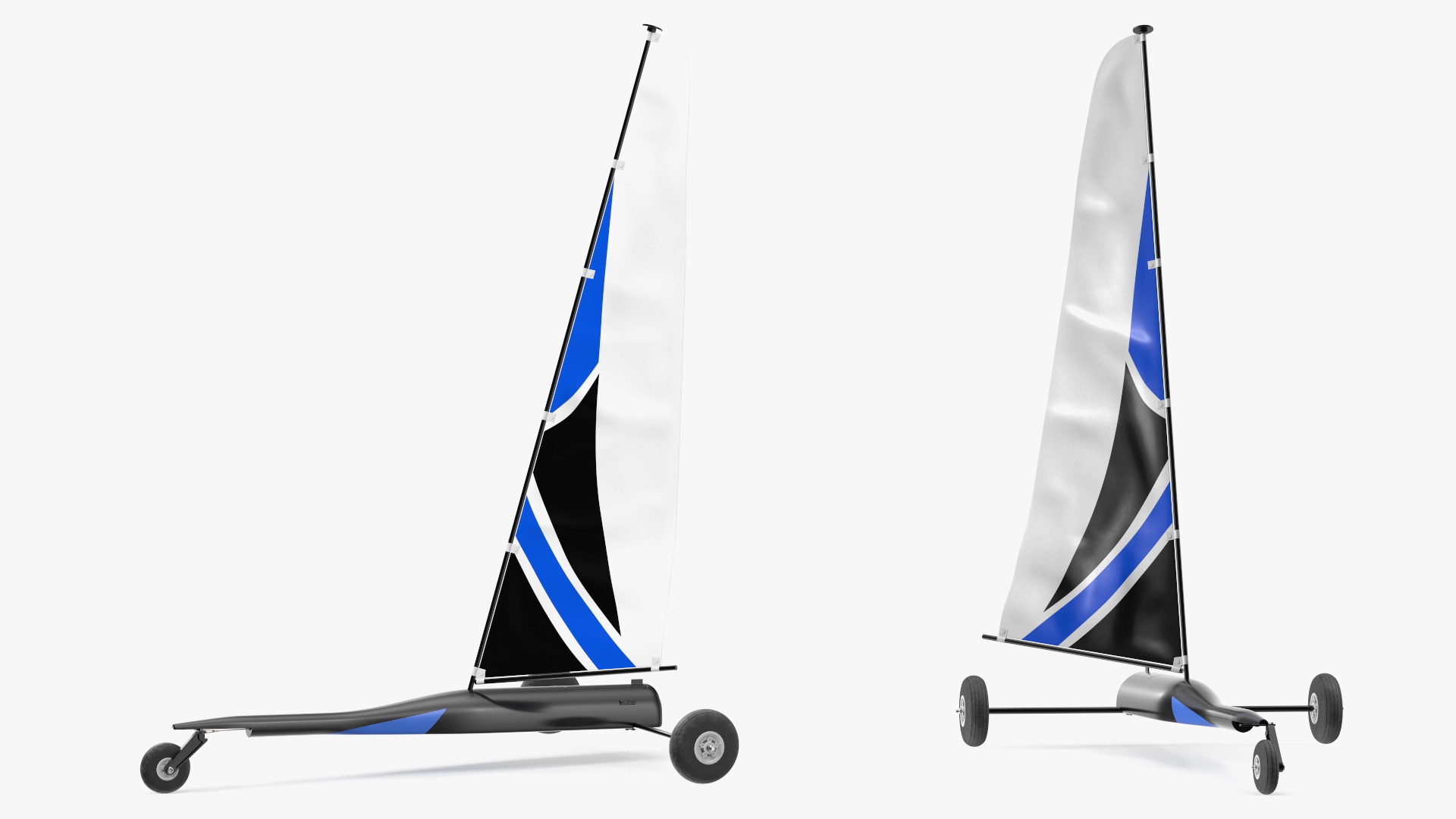 Remote Control Land Yacht Rigged 3D