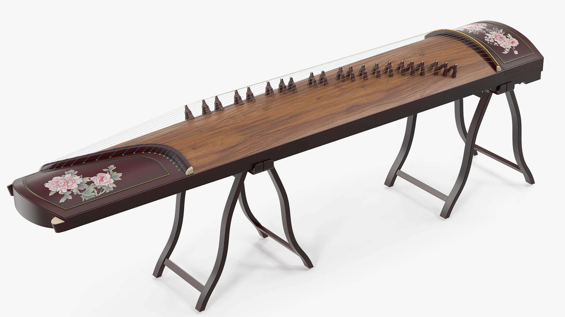 3D model Guzheng String Instrument Chinese Zither