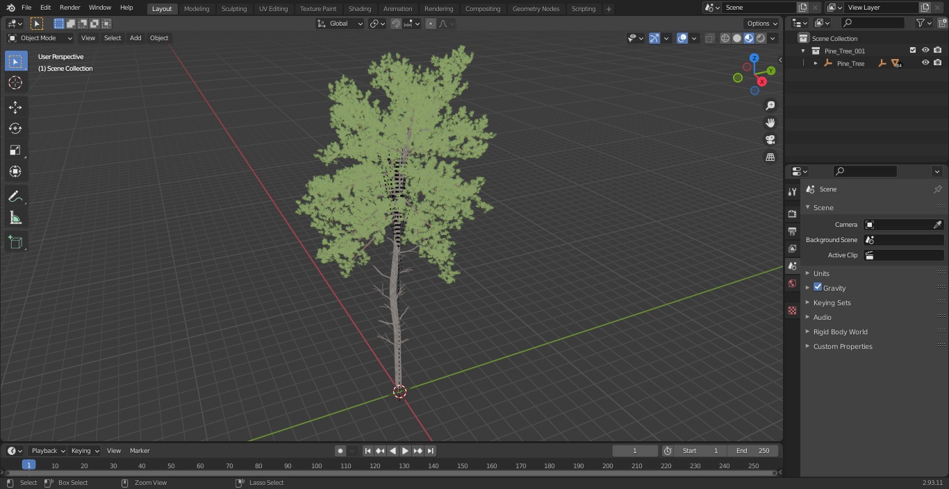 Pine Tree 3D model