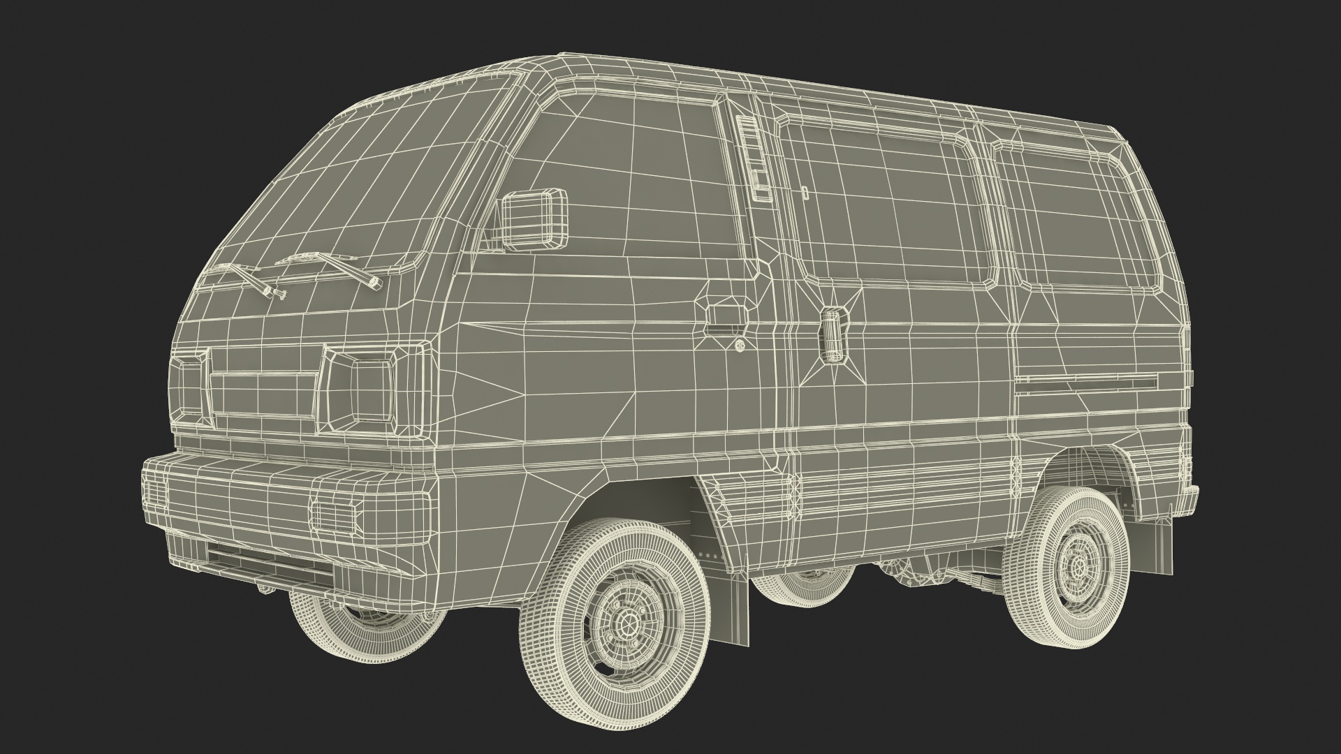 Suzuki Super Carry Express Delivery Van 3D model