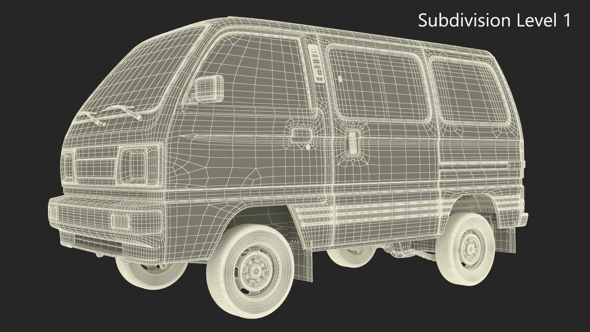 Suzuki Super Carry Express Delivery Van 3D model