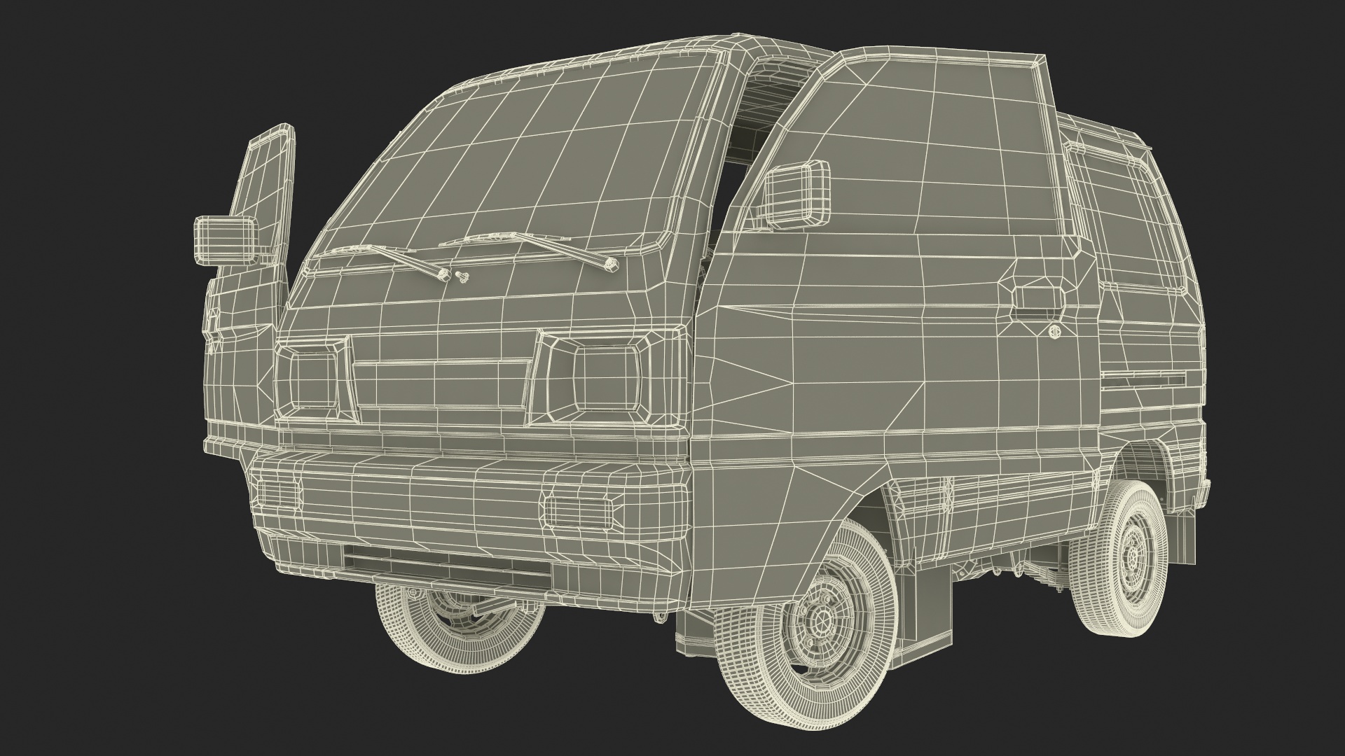 Suzuki Super Carry Express Delivery Van 3D model