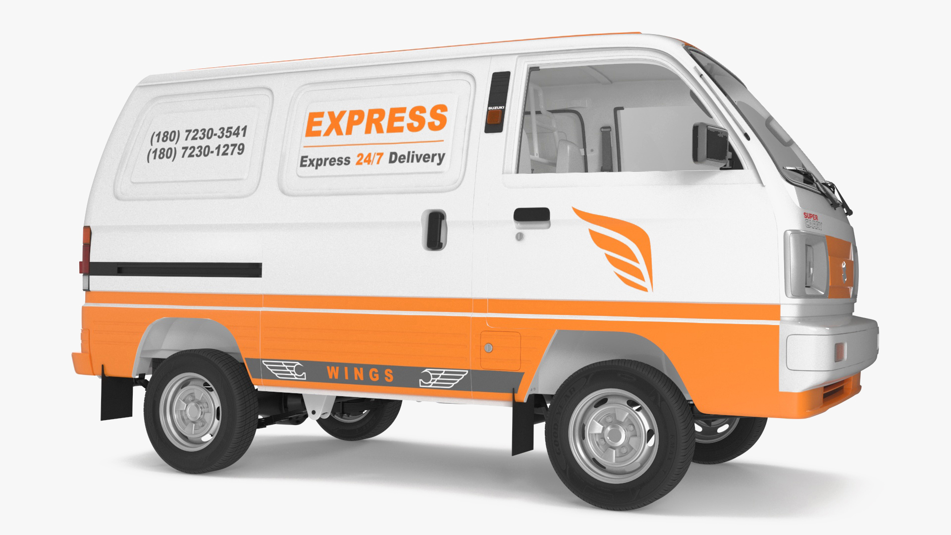 Suzuki Super Carry Express Delivery Van 3D model