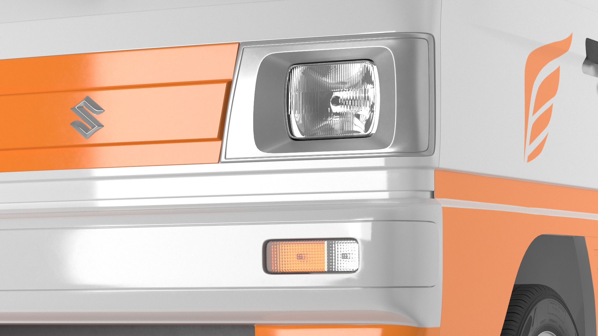 Suzuki Super Carry Express Delivery Van 3D model